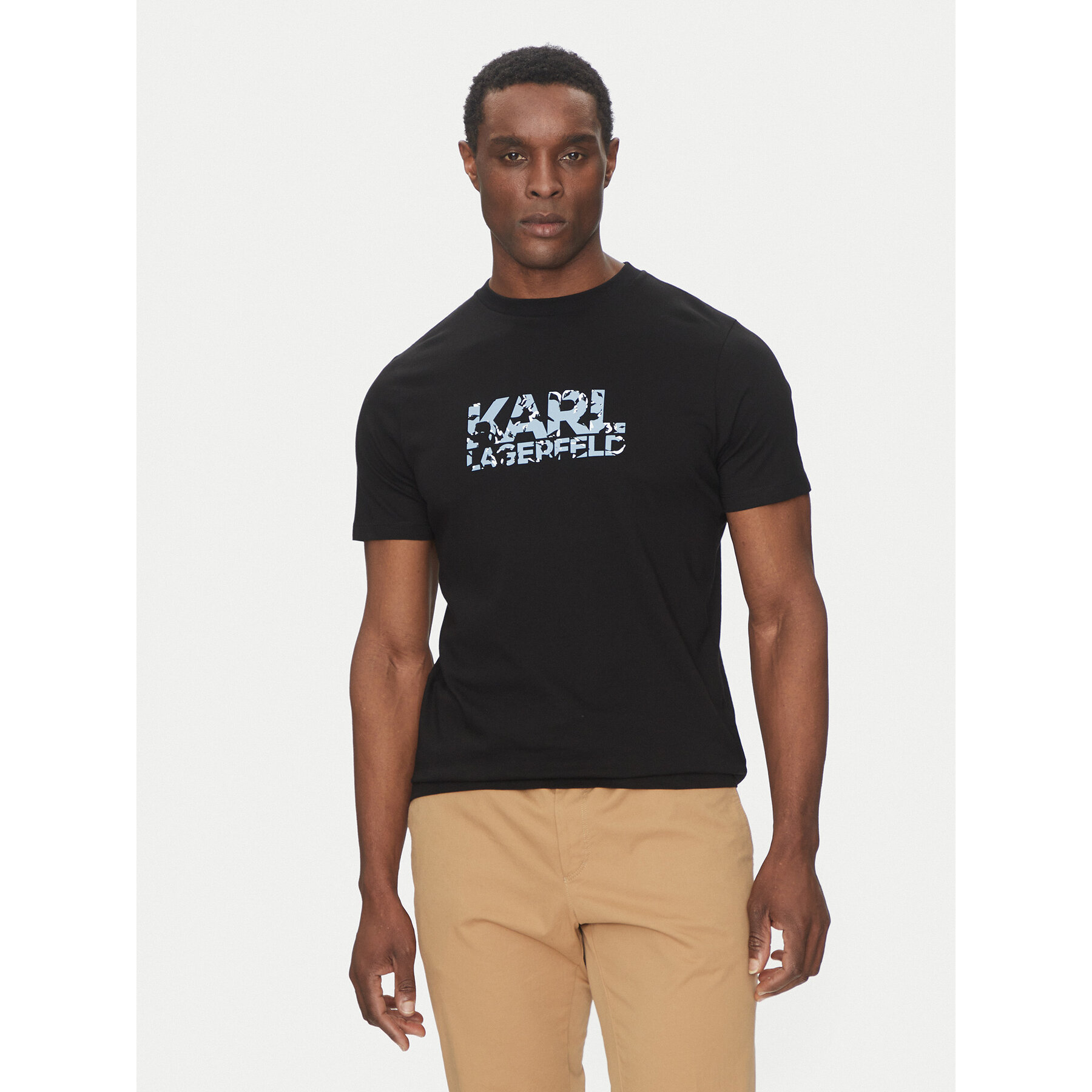 KARL LAGERFELD T-shirt 755042 552224 Nero Regular Fit