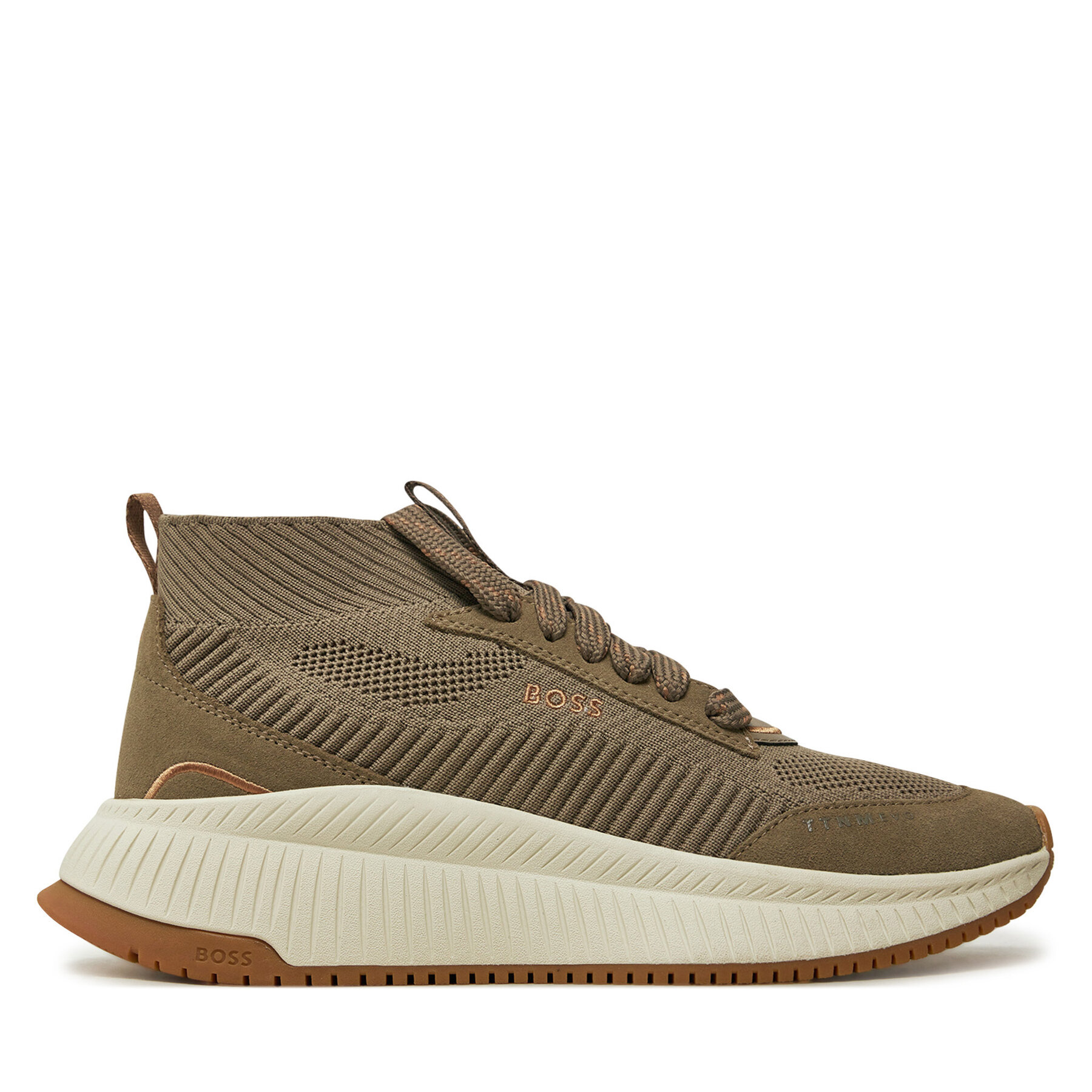 Damskie Sneakersy BOSS, Rozmiar 41 Brązowy Ttnm Evo 50523933