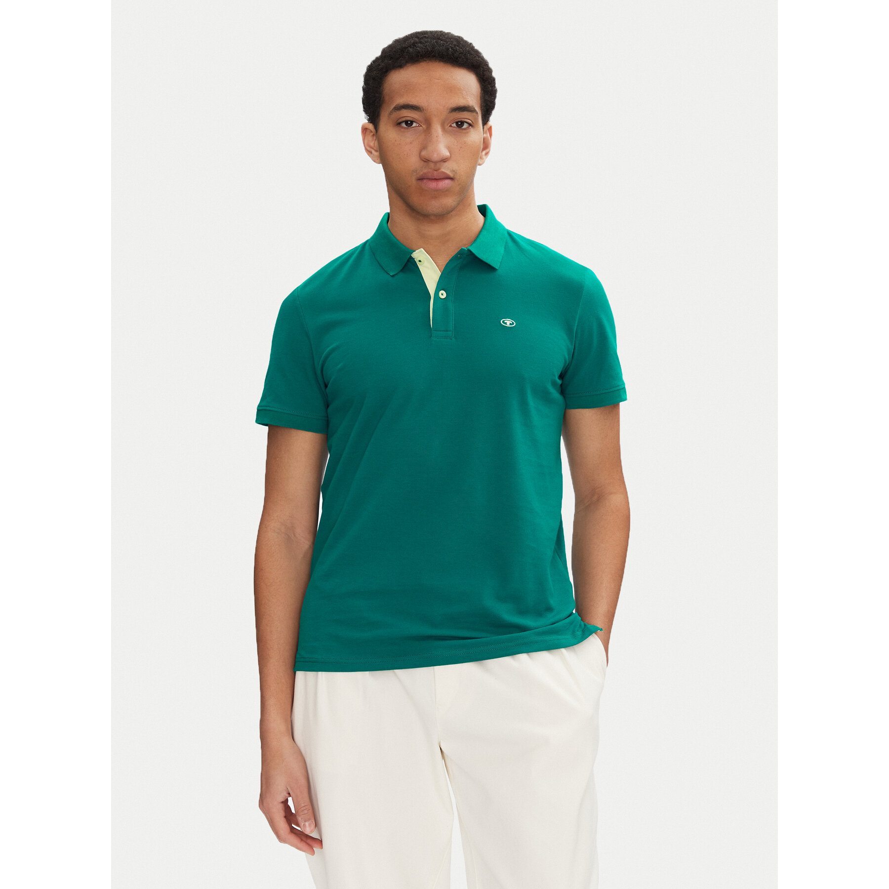 Tom Tailor Polo 1031006 Verde Regular Fit