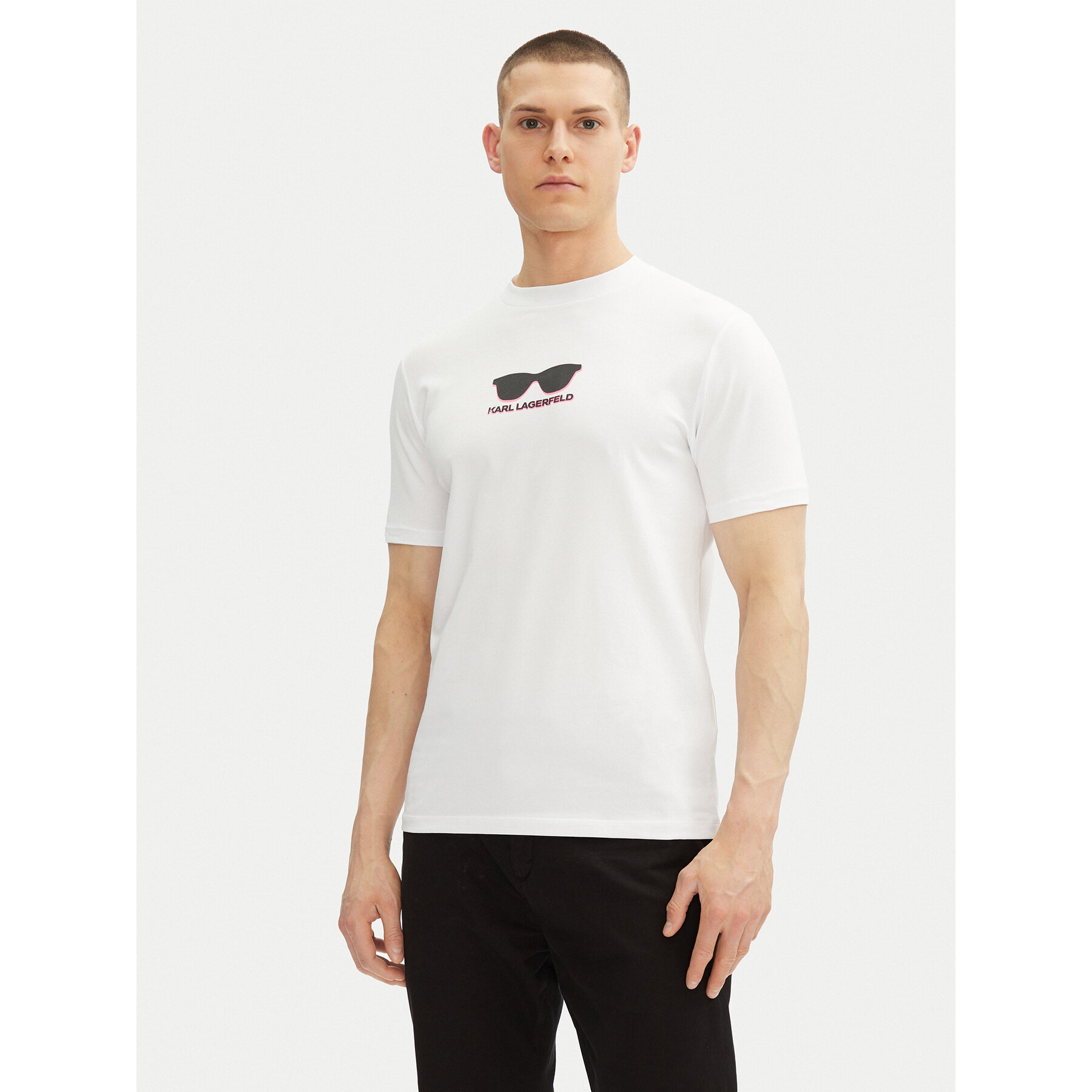 KARL LAGERFELD T-Shirt 755400 552235 Λευκό Regular Fit