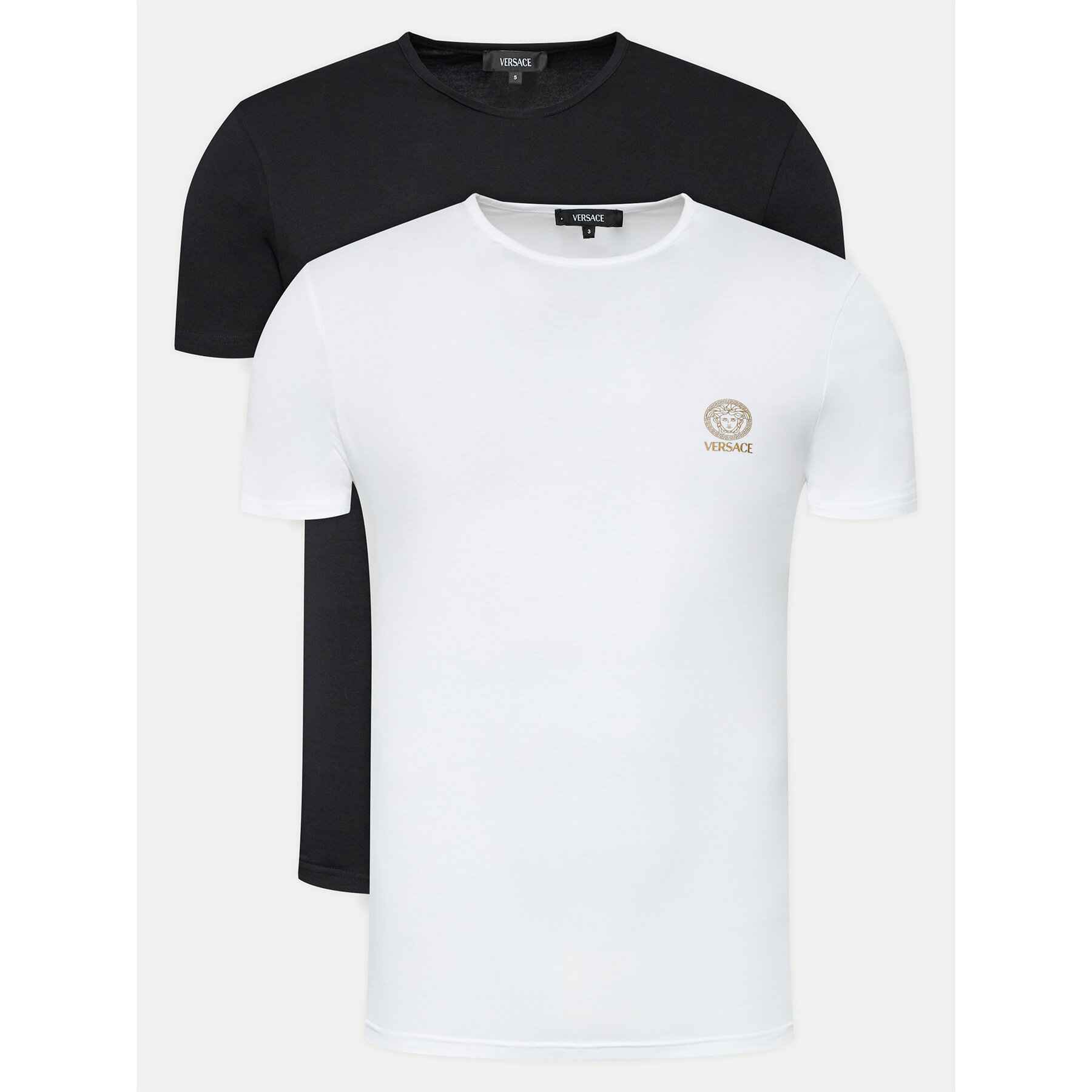 Versace Σετ t-shirts AU10193 Έγχρωμο Slim Fit