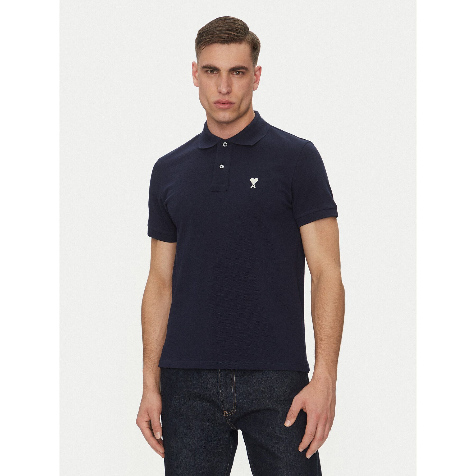 AMI Paris AMI Paris Polo HPL060.760 Σκούρο μπλε Regular Fit