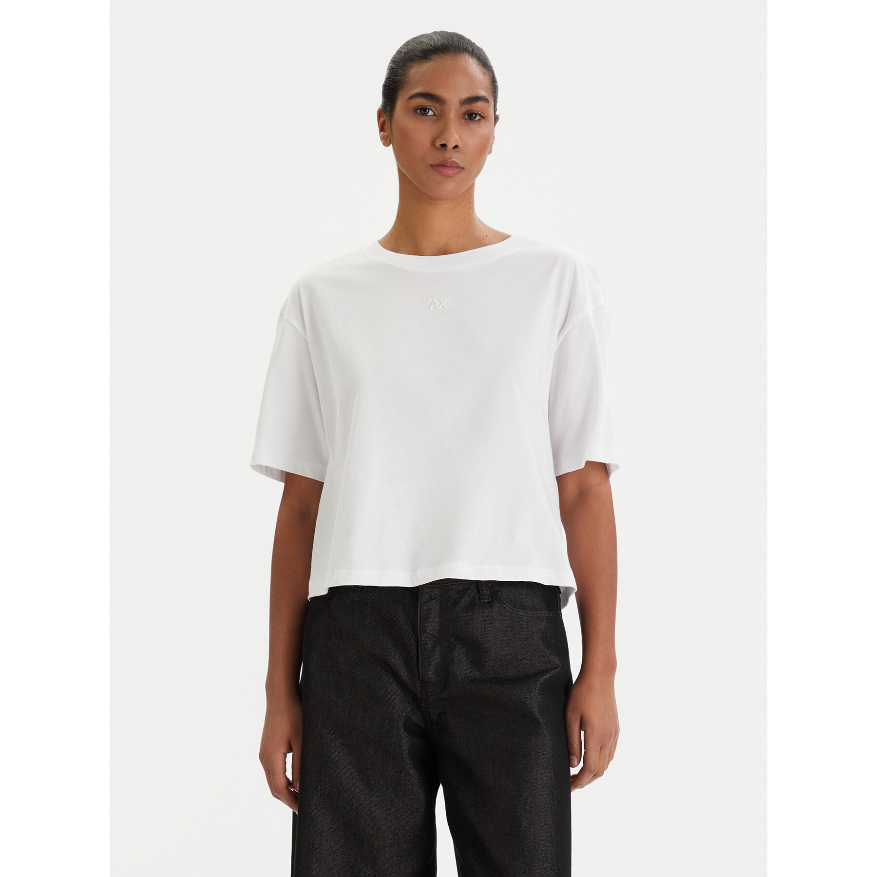 Armani Exchange Póló XW001836 AF10356 U0002 Fehér Regular Fit