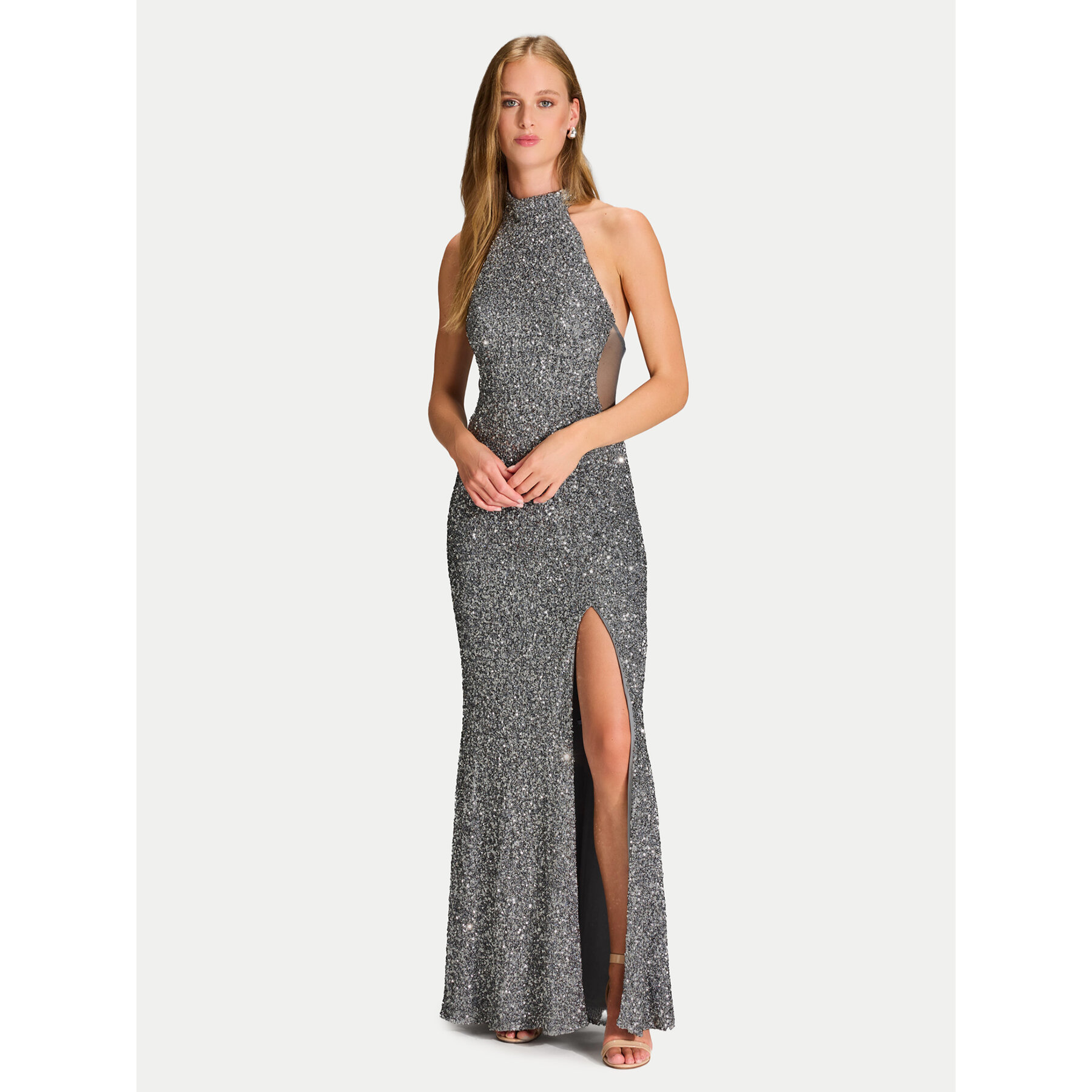 Hey Kyla Abendkleid 5AJ006HK Grün Slim Fit