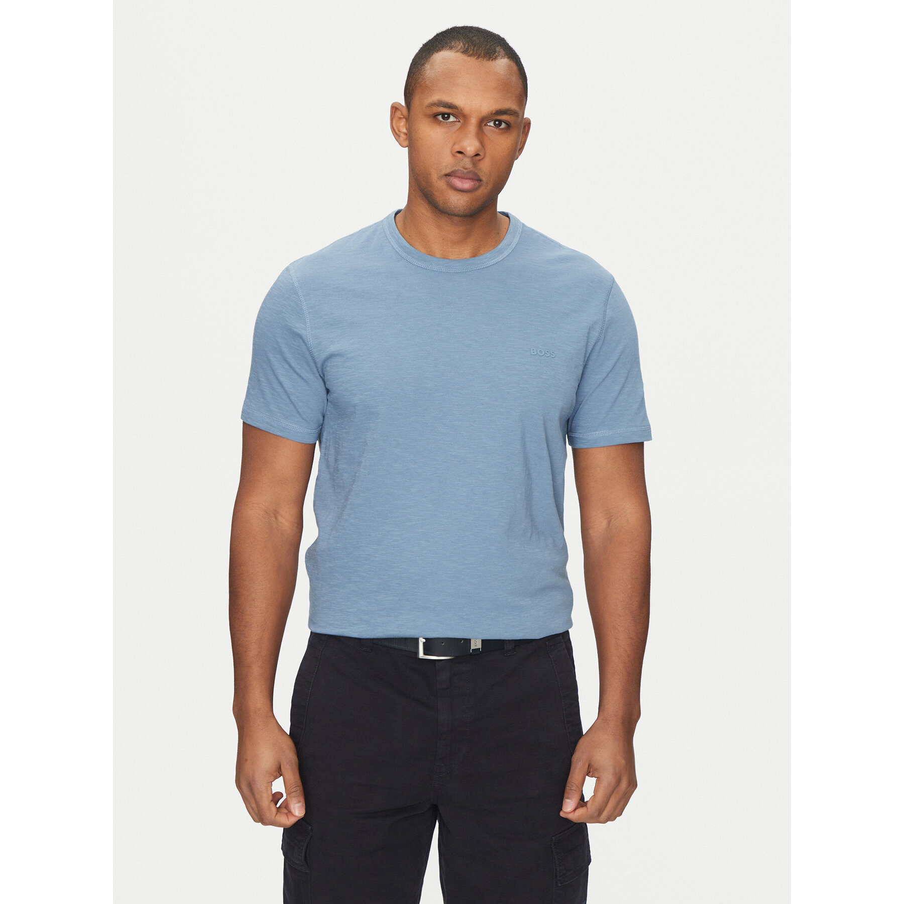 BOSS Póló Tegood 50508243 Kék Regular Fit