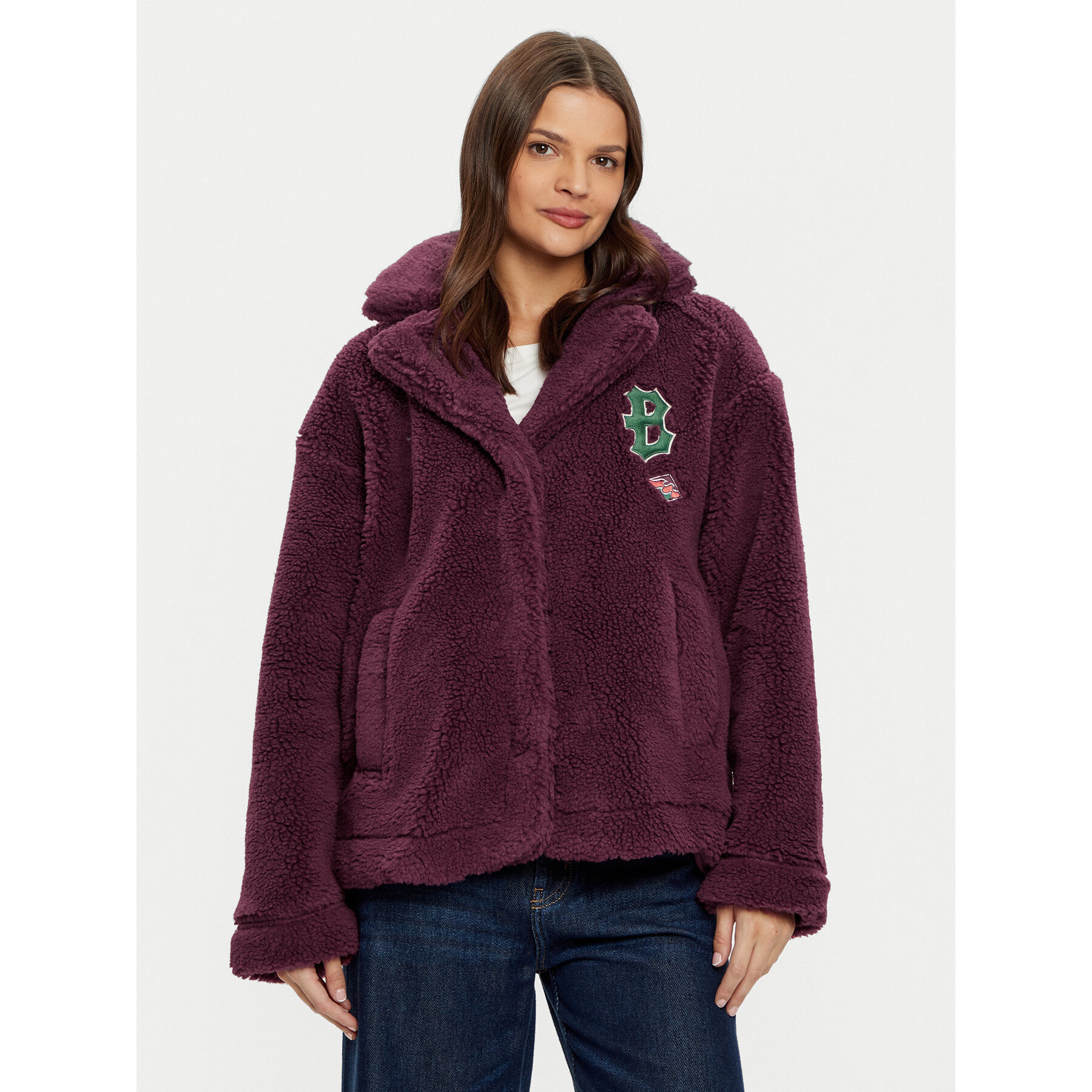 Billabong Übergangsjacke Autumn Holidays EBJJK00153 Dunkelrot Oversize