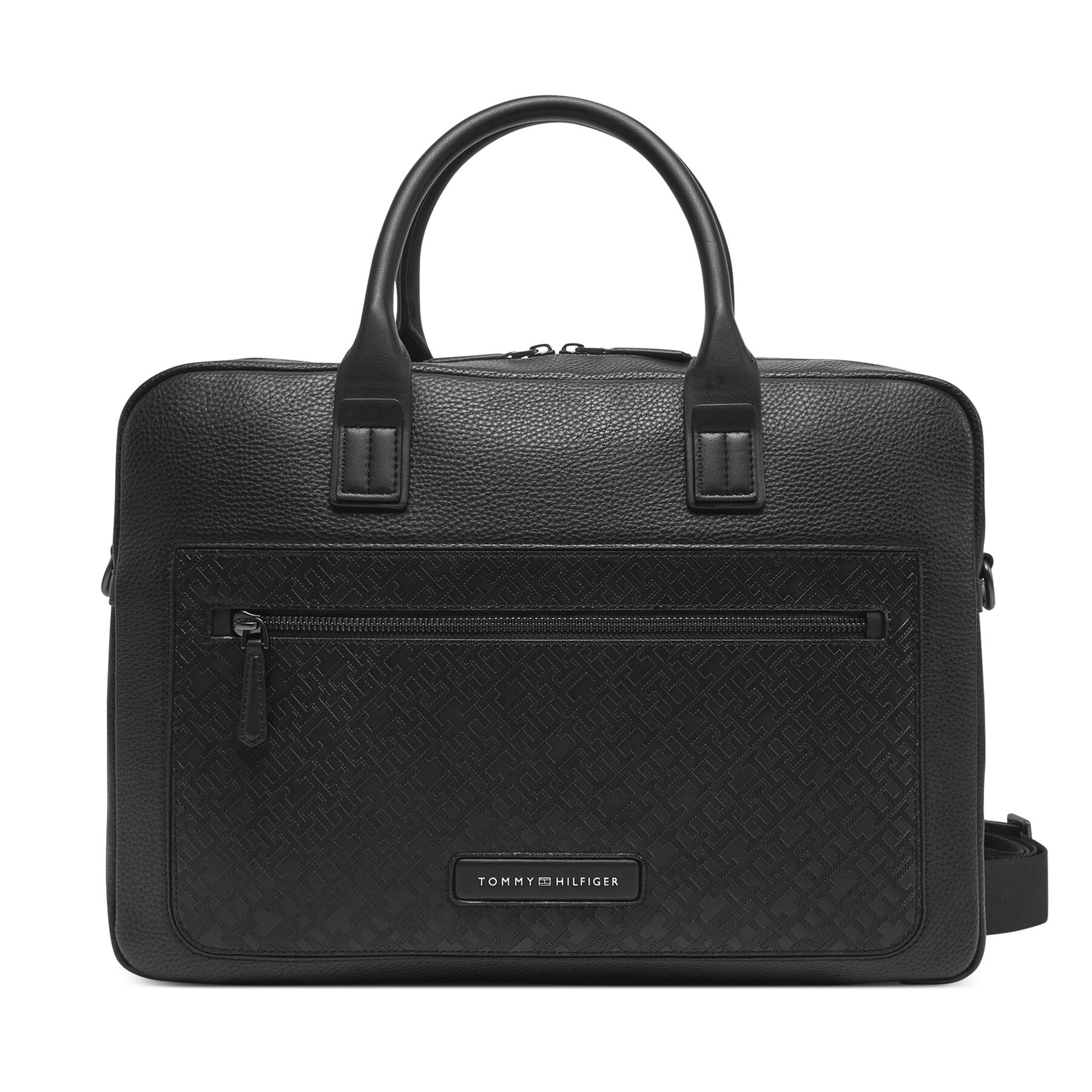 Taška na laptop Tommy Hilfiger Th Monogram Computer Bag AM0AM13209 Čierna