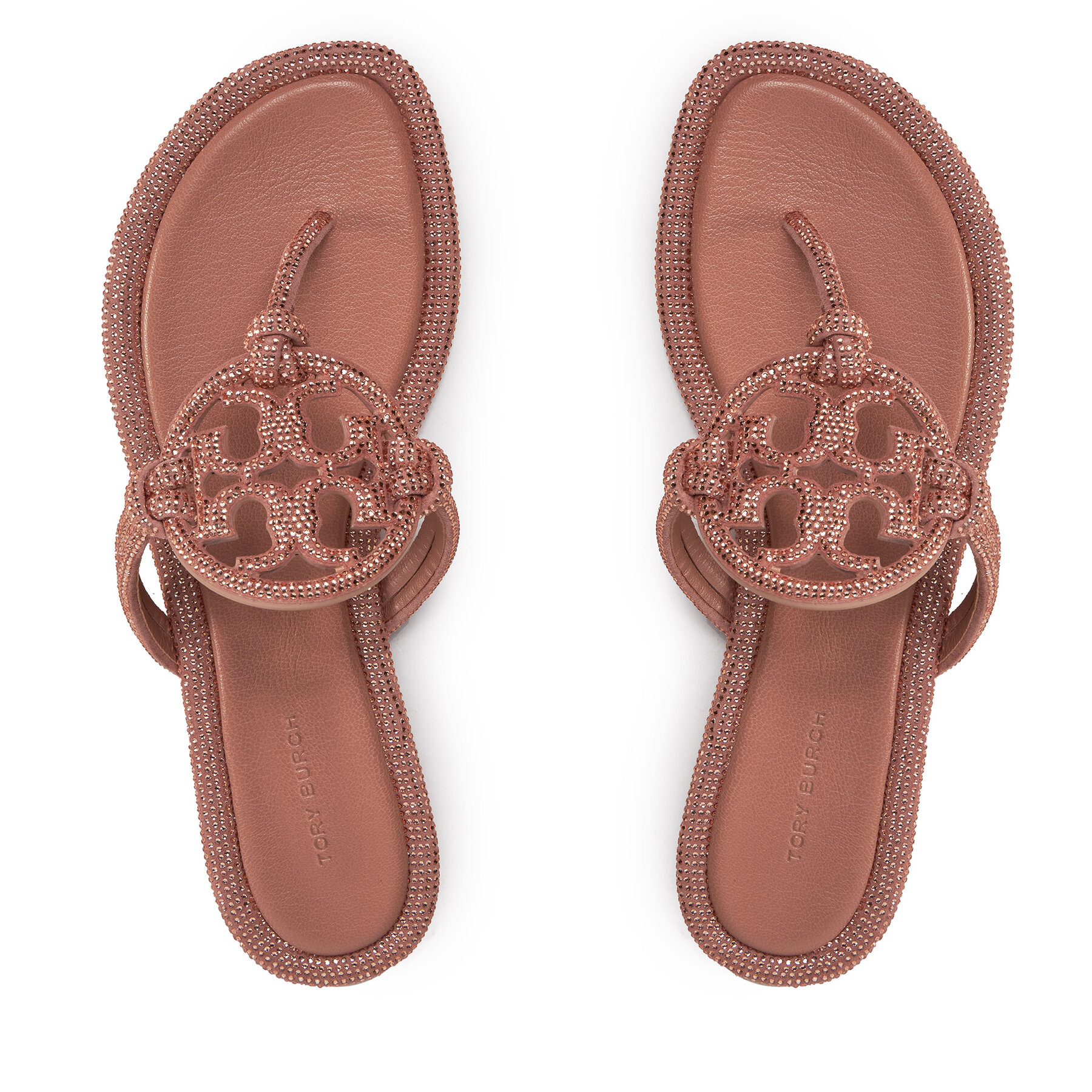 Žabky Tory Burch Miller Knotted Pave 152177 Ružová
