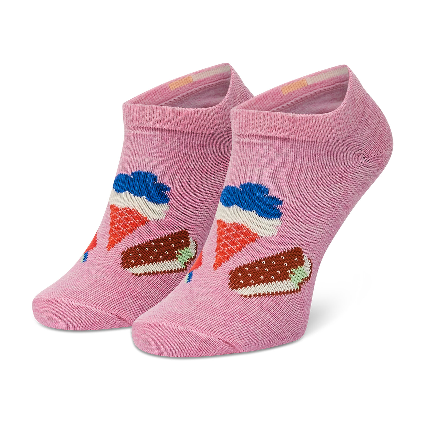 Otroške nizke nogavice Happy Socks KICE05-3000 Roza