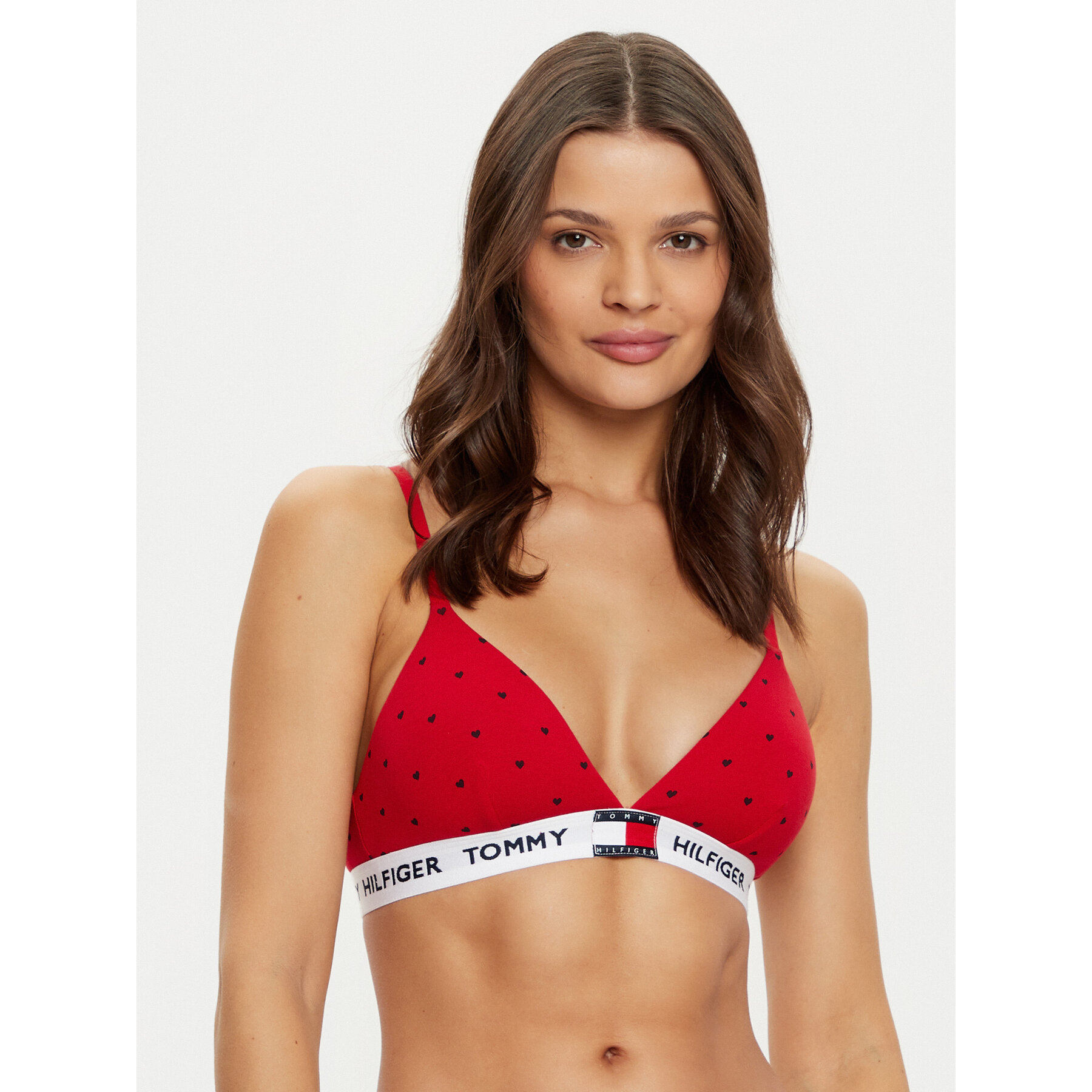Tommy Hilfiger Bralette melltartó UW0UW05657 Piros