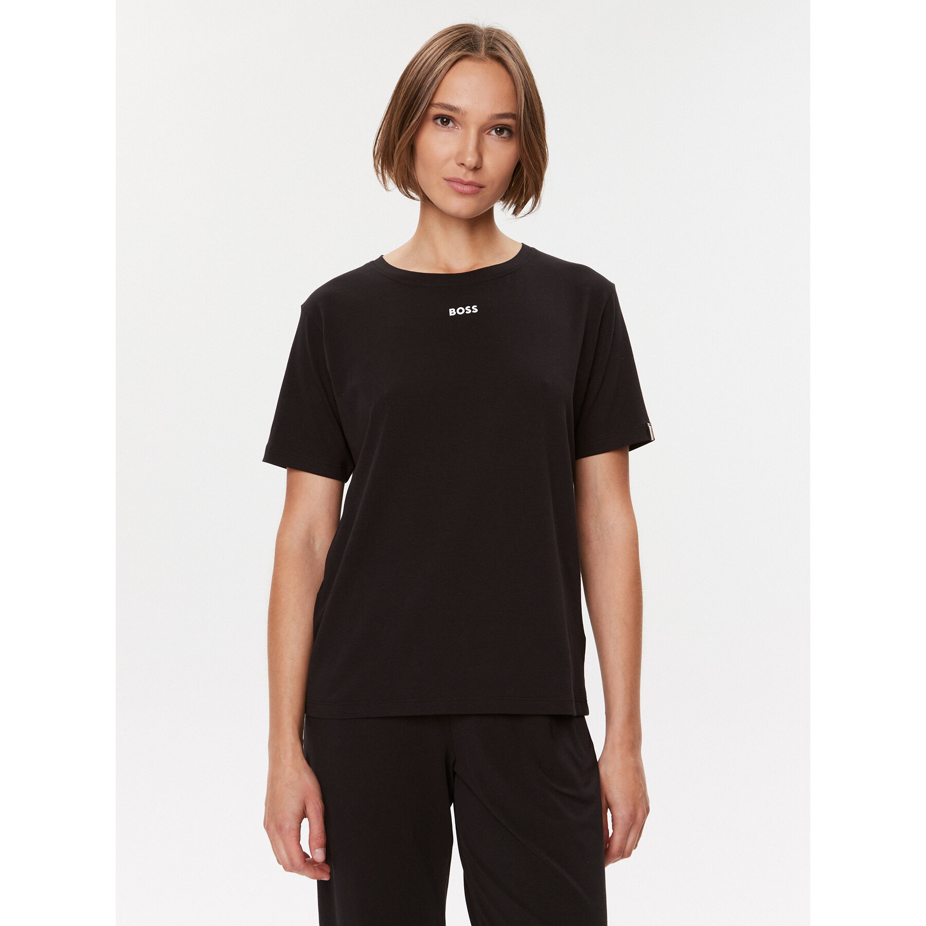 Boss Pizsama felső 50500326 Fekete Regular Fit