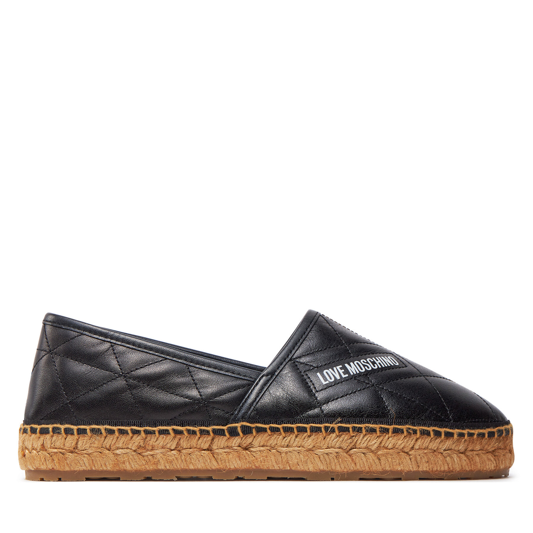 Damskie Espadryle LOVE MOSCHINO, Rozmiar 36 Czarny JA10582G0IIE0000