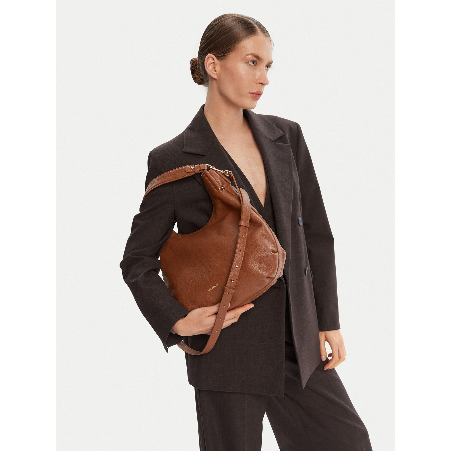 Дамска чанта Coccinelle T95 Coccinellerebekka E1 T95 13 02 01 Кафяв