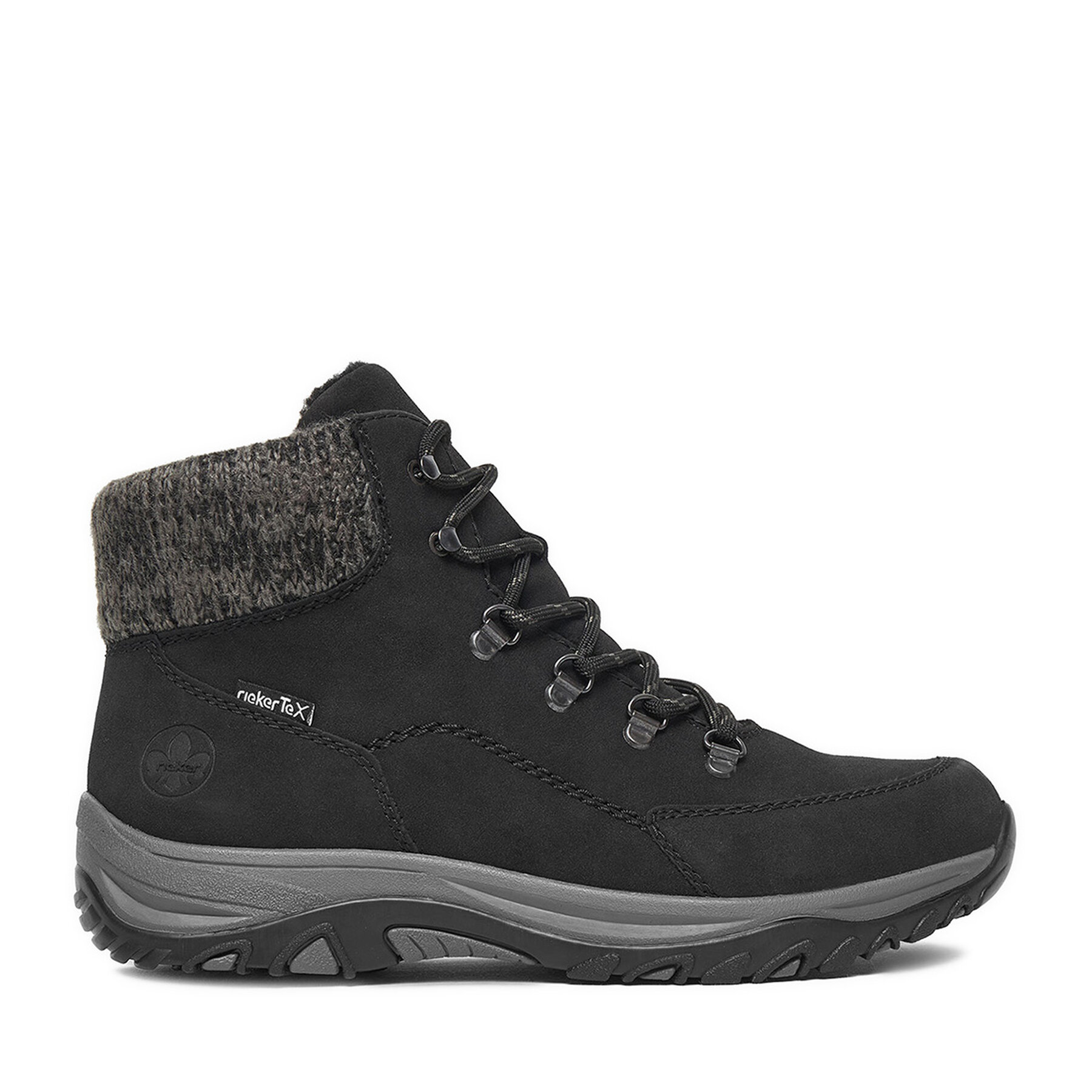 Šnurovacia obuv Rieker CEO-M9610-00 Čierna