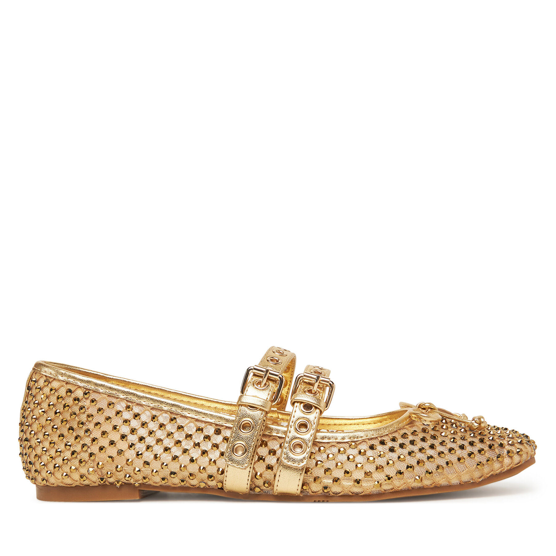 Damskie Guess Baleriny, Rozmiar 37 Złoty FLJKNN FAB02