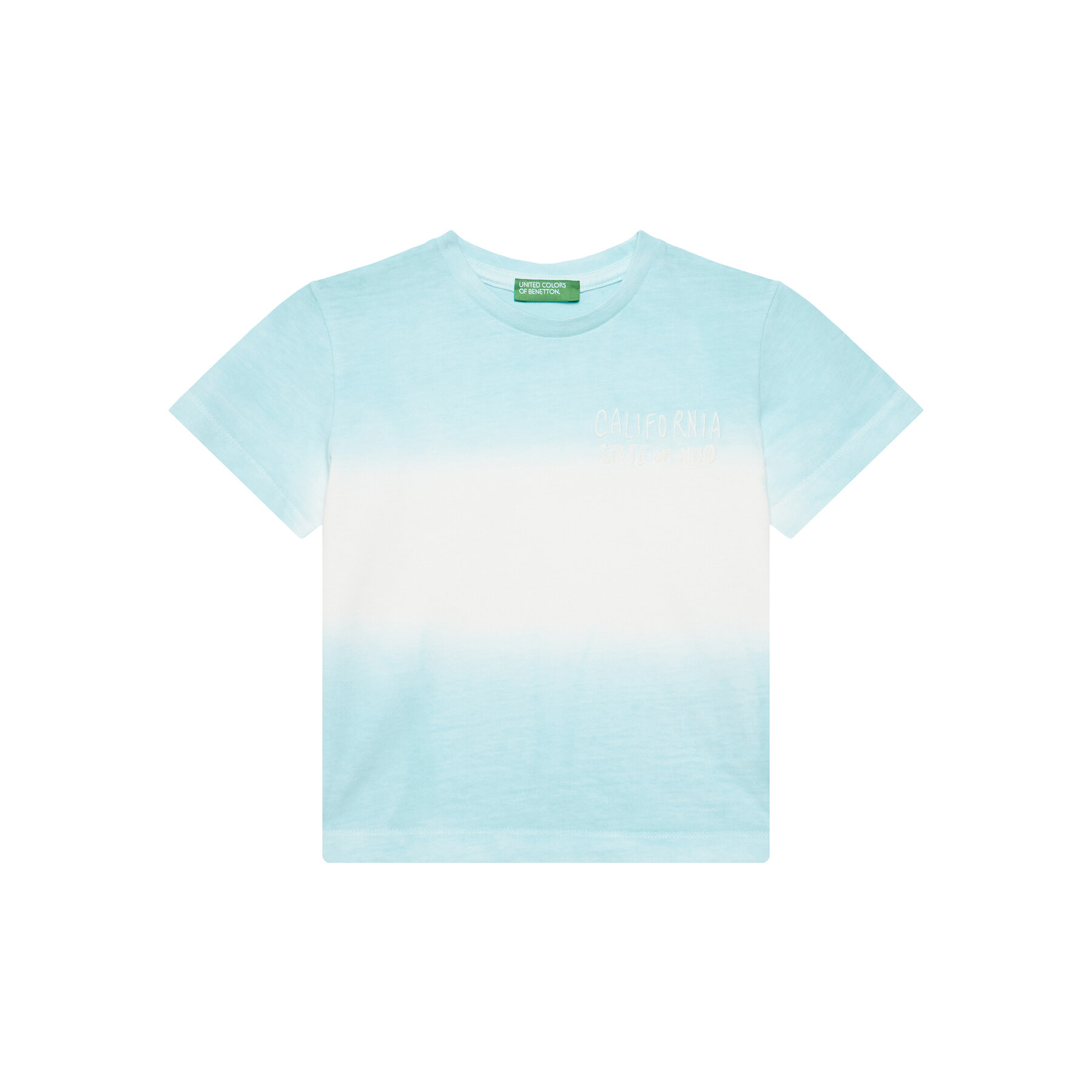 United Colors Of Benetton Póló 3NPDG10J5 Kék Regular Fit