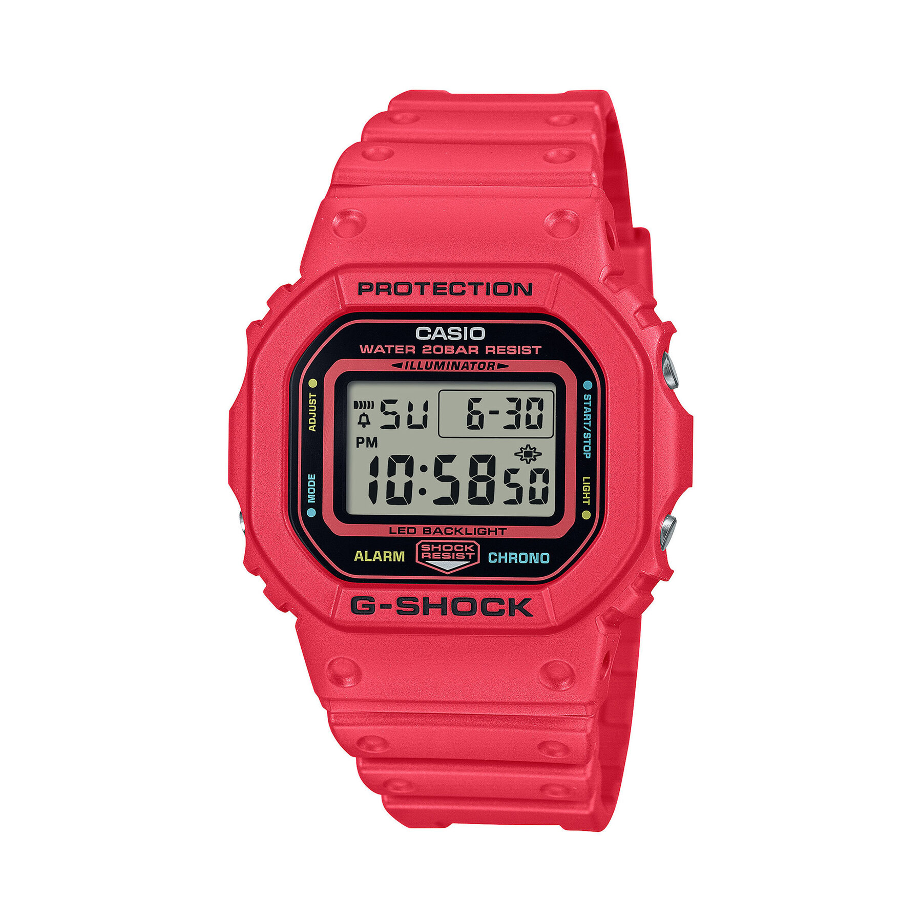 Hodinky G-Shock Energy Pack DW-5600EP-4ER Červená