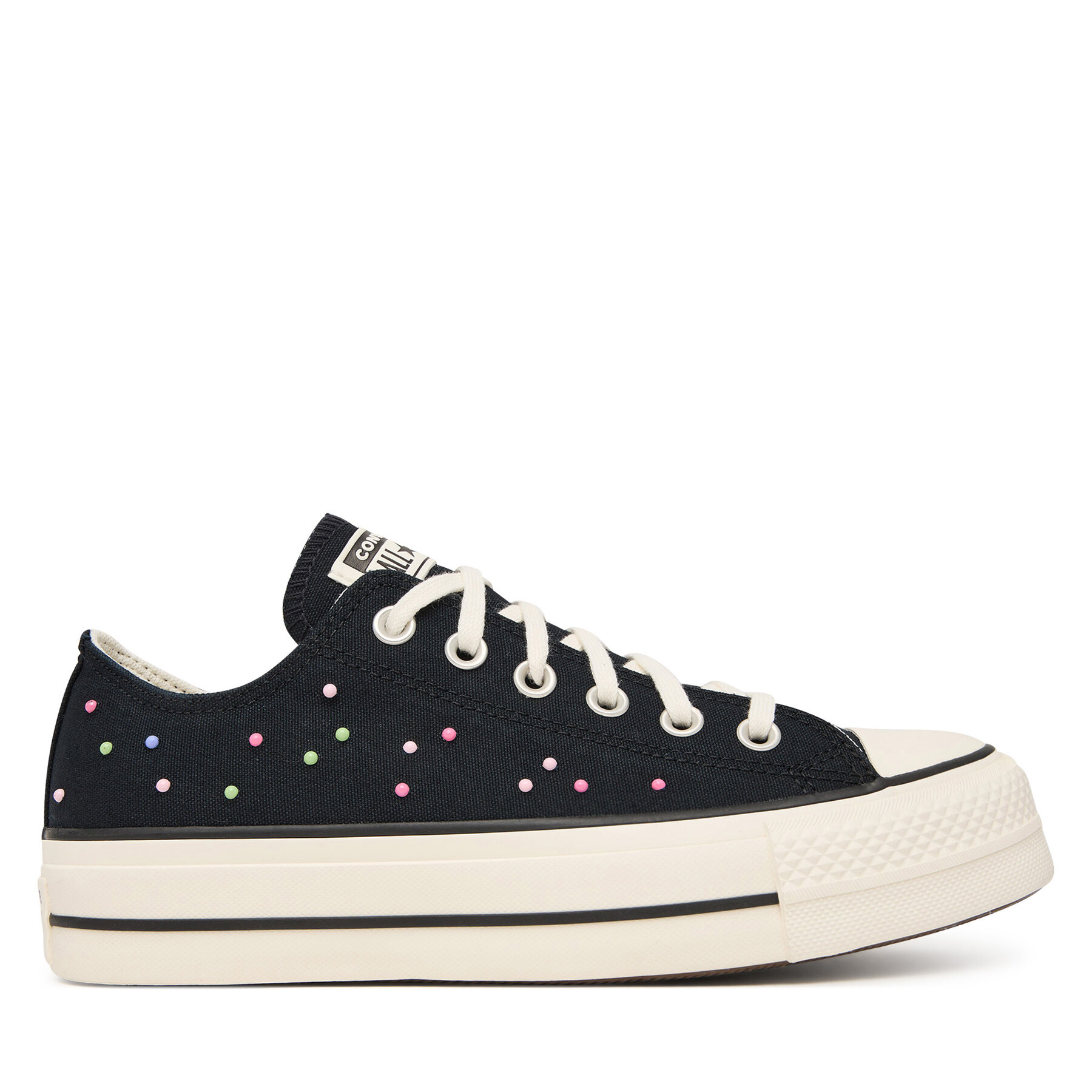 Tornacipő Converse Chuck Taylor All Star Lift Platform Mini Studs A19141C Fekete
