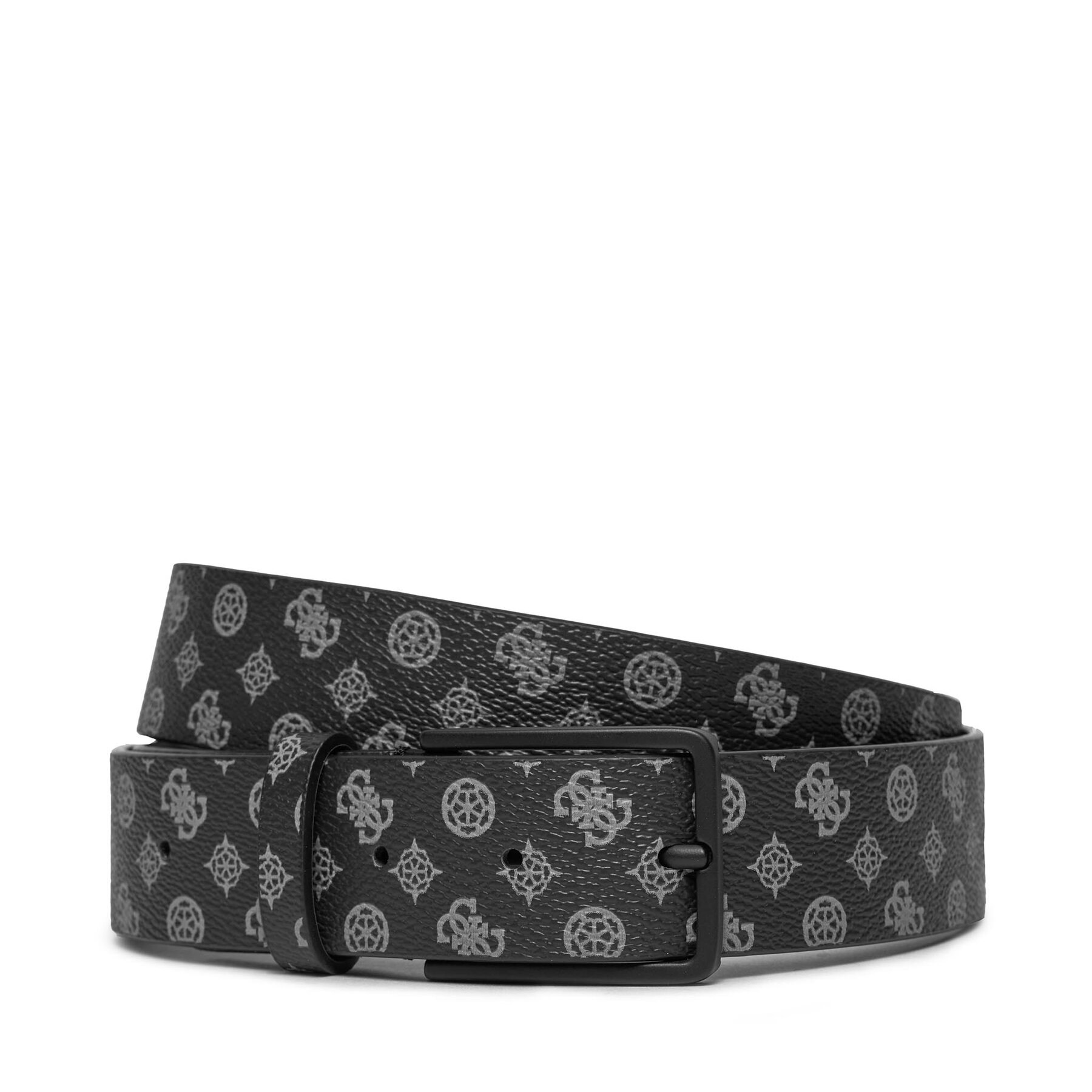 Мъжки колан Guess Micro Peony Eco Belts BM7793 P4135 Черен