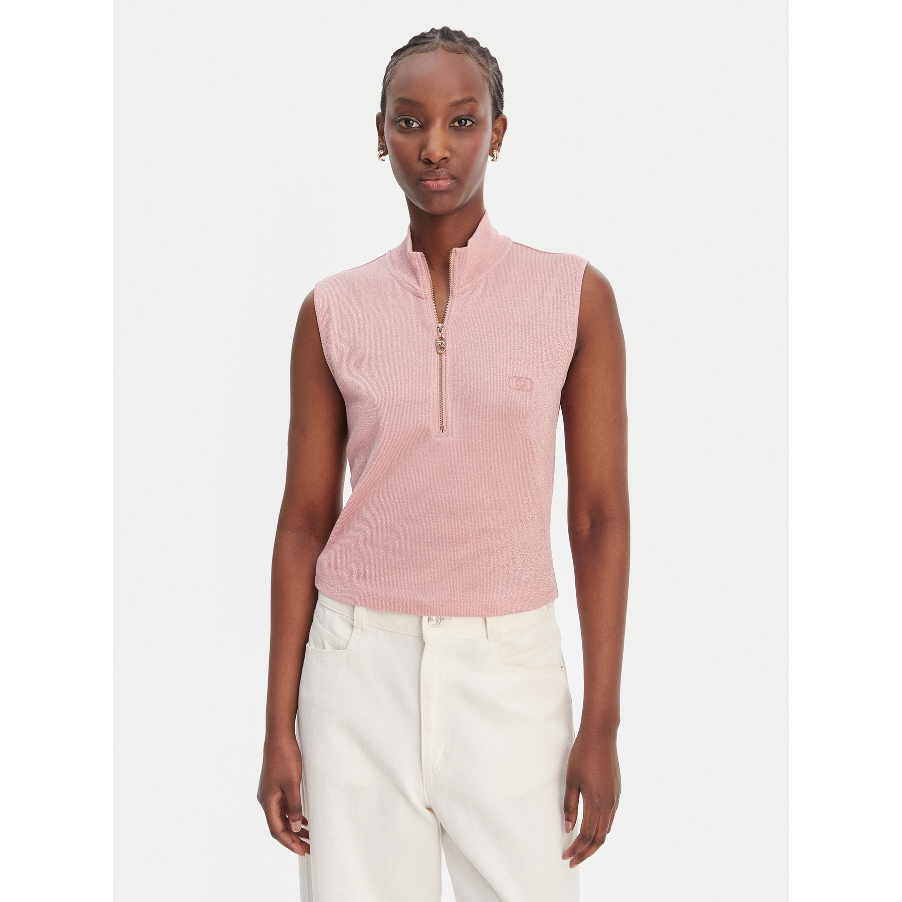 Liu Jo Sport Top TA6174 J3845 Rosa Regular Fit