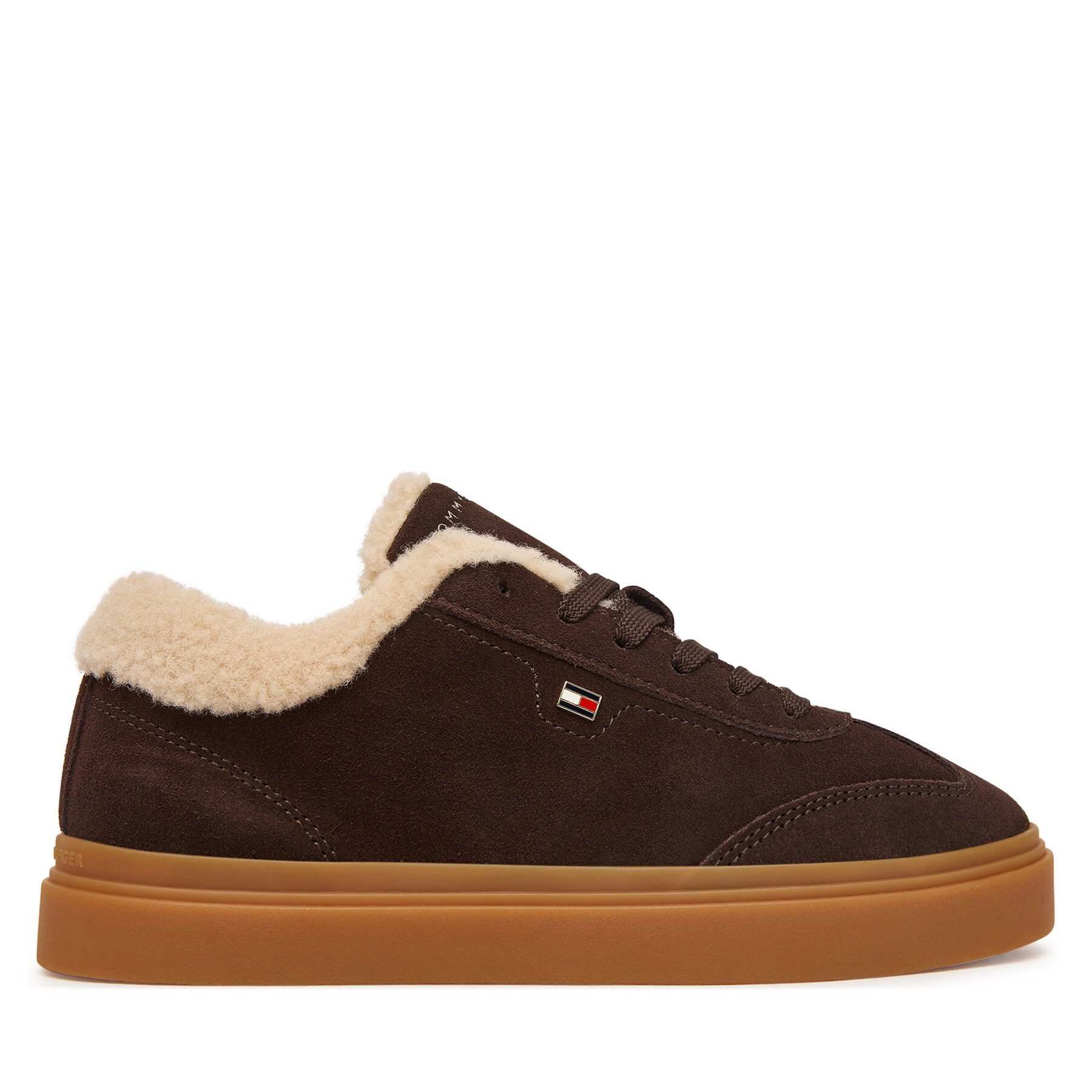 Tenisice Tommy Hilfiger Th Chic Cupsole Wl FW0FW09597 Tamno smeđa