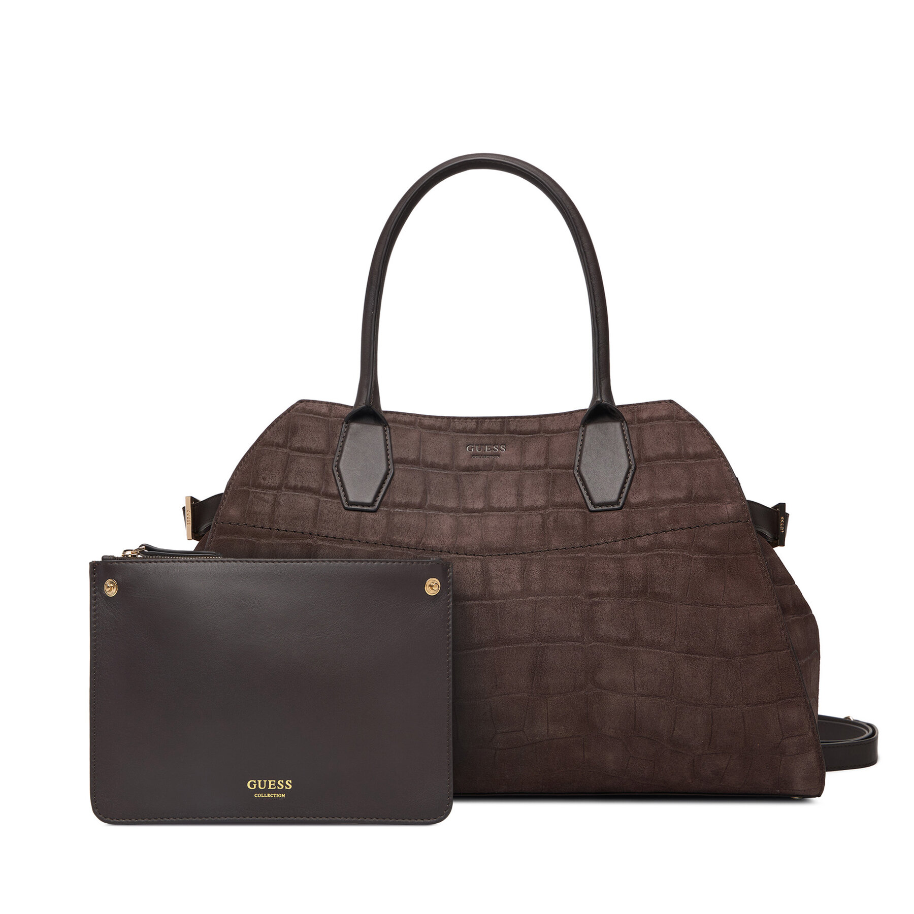 Дамска чанта Guess HWLICR P6476 Тъмнокафяв