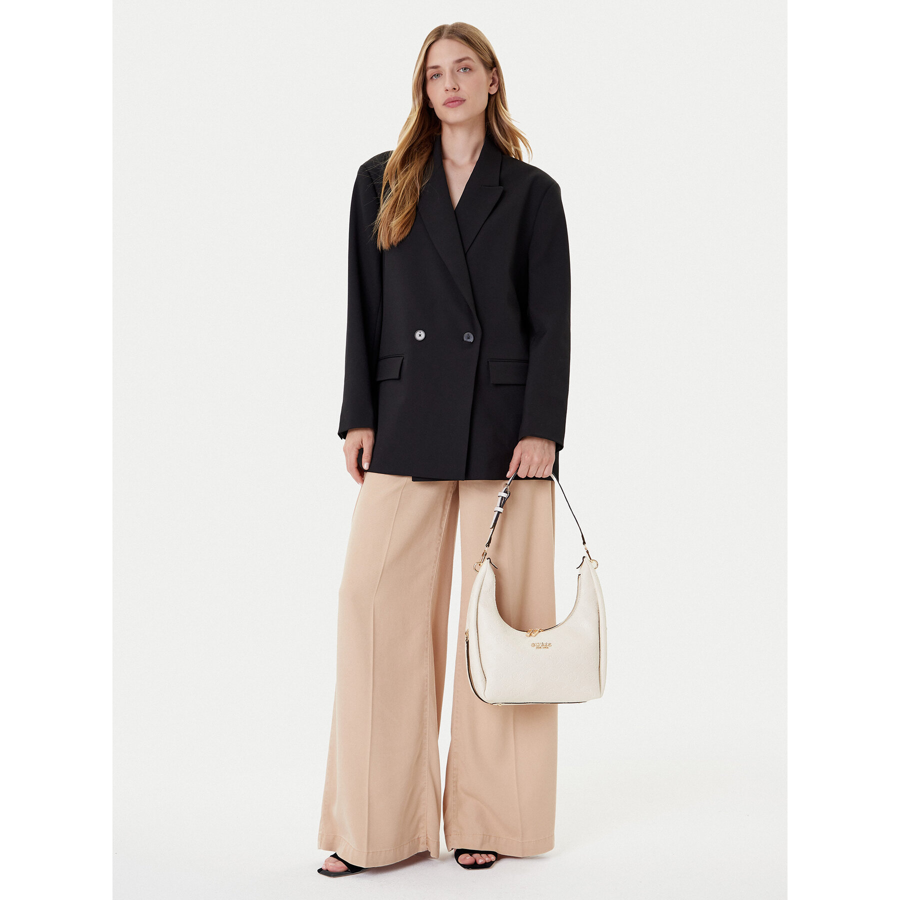 Geantă Guess Phoebe HWPD96 65020 Crem