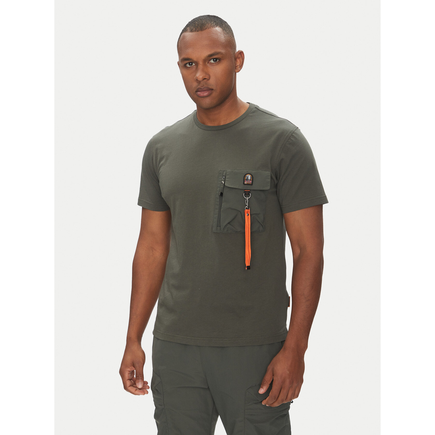 Parajumpers Parajumpers T-Shirt Mojave 25SMPMTSRE07 Πράσινο Regular Fit
