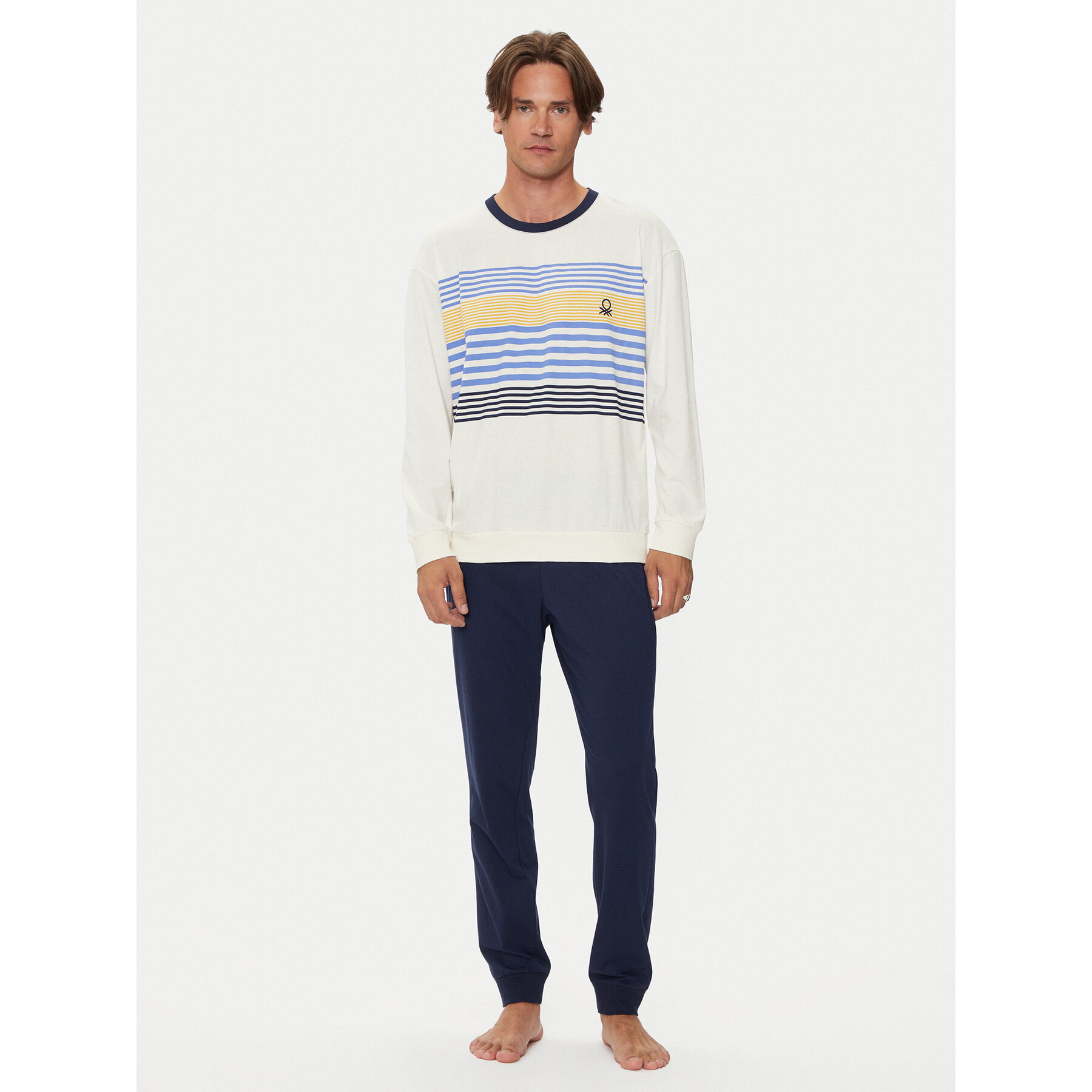 United Colors Of Benetton United Colors Of Benetton Πιτζάμα 3VD04P02D Σκούρο μπλε Regular Fit