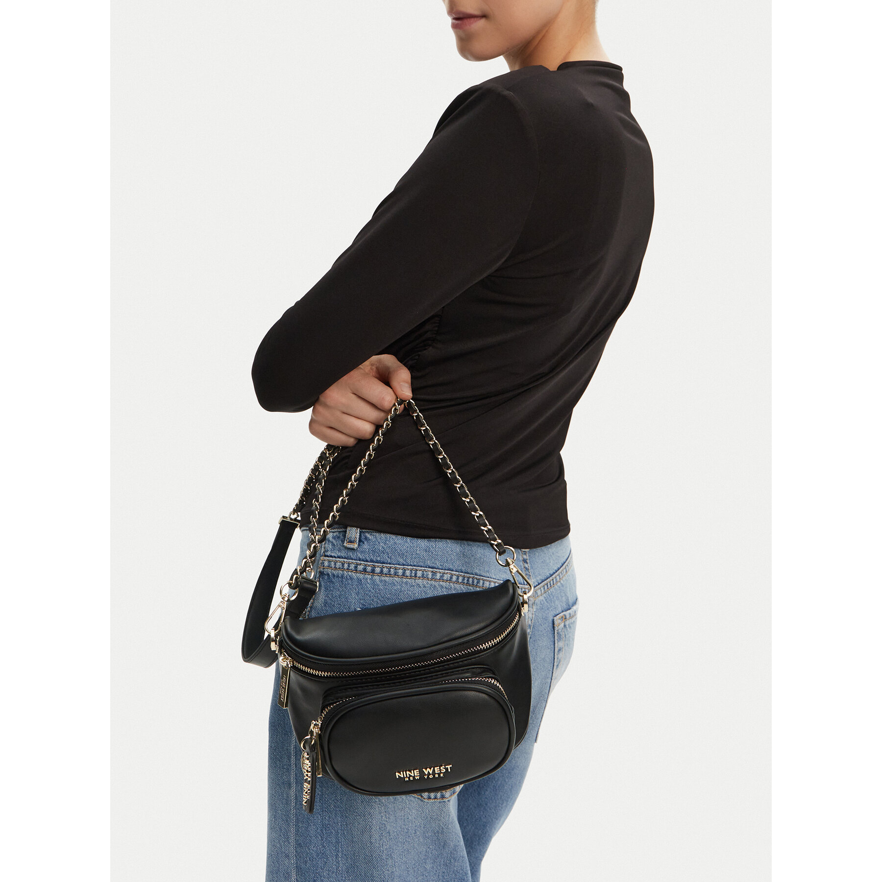 Τσάντα Nine West CEO-OLIVIA-O24294 Μαύρο