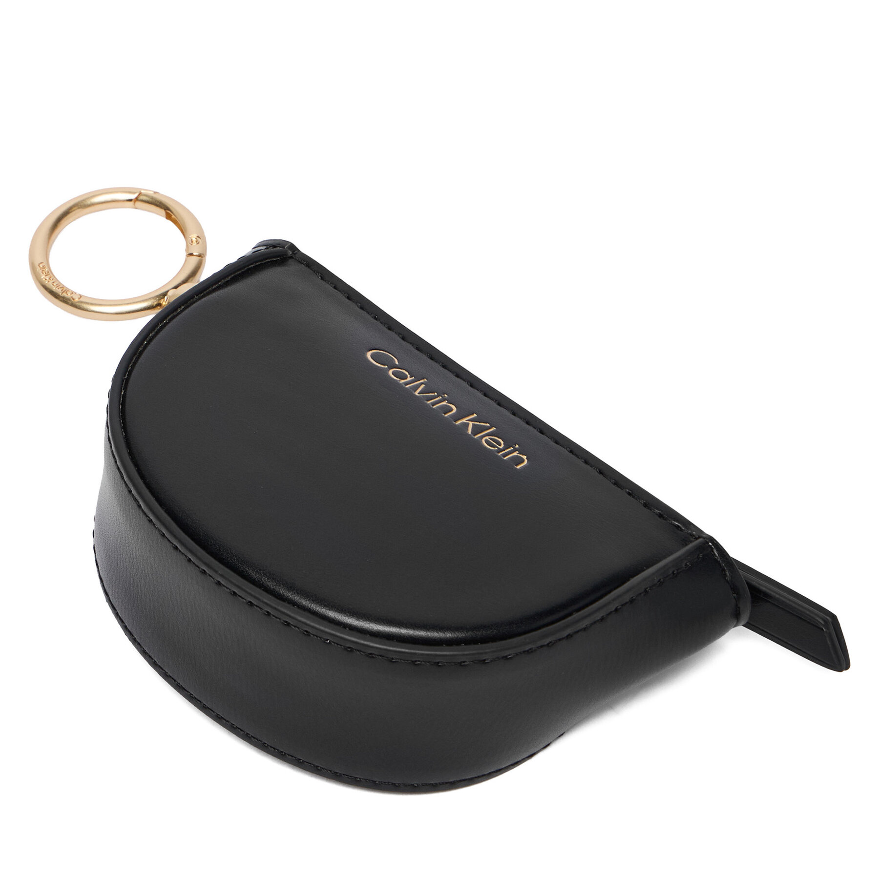 Etui za ključe Calvin Klein Ck Embossed Mini Pouch Bag Charm LV04F1190G Črna
