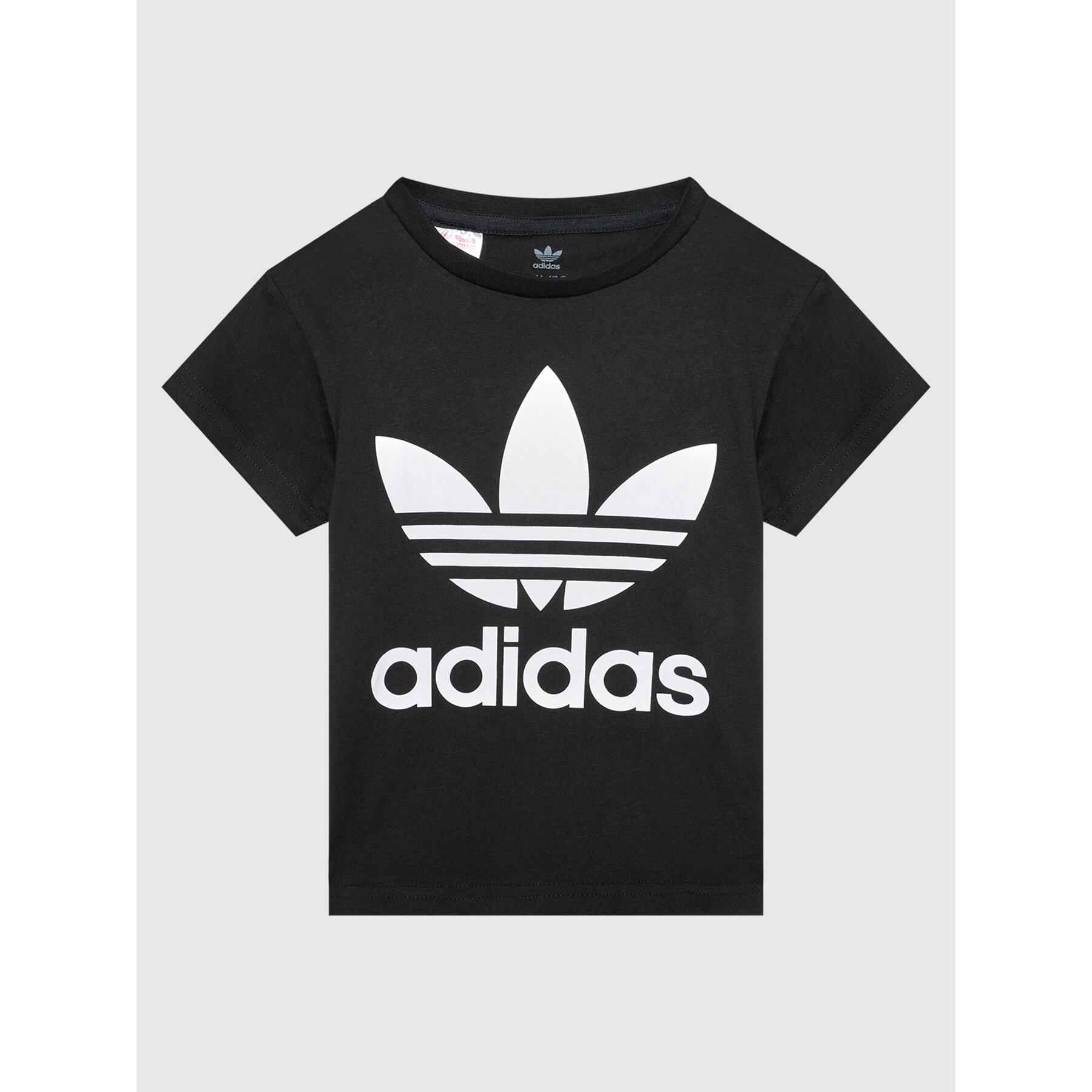 adidas T-Shirt adicolor Trefoil H25245 Μαύρο Regular Fit