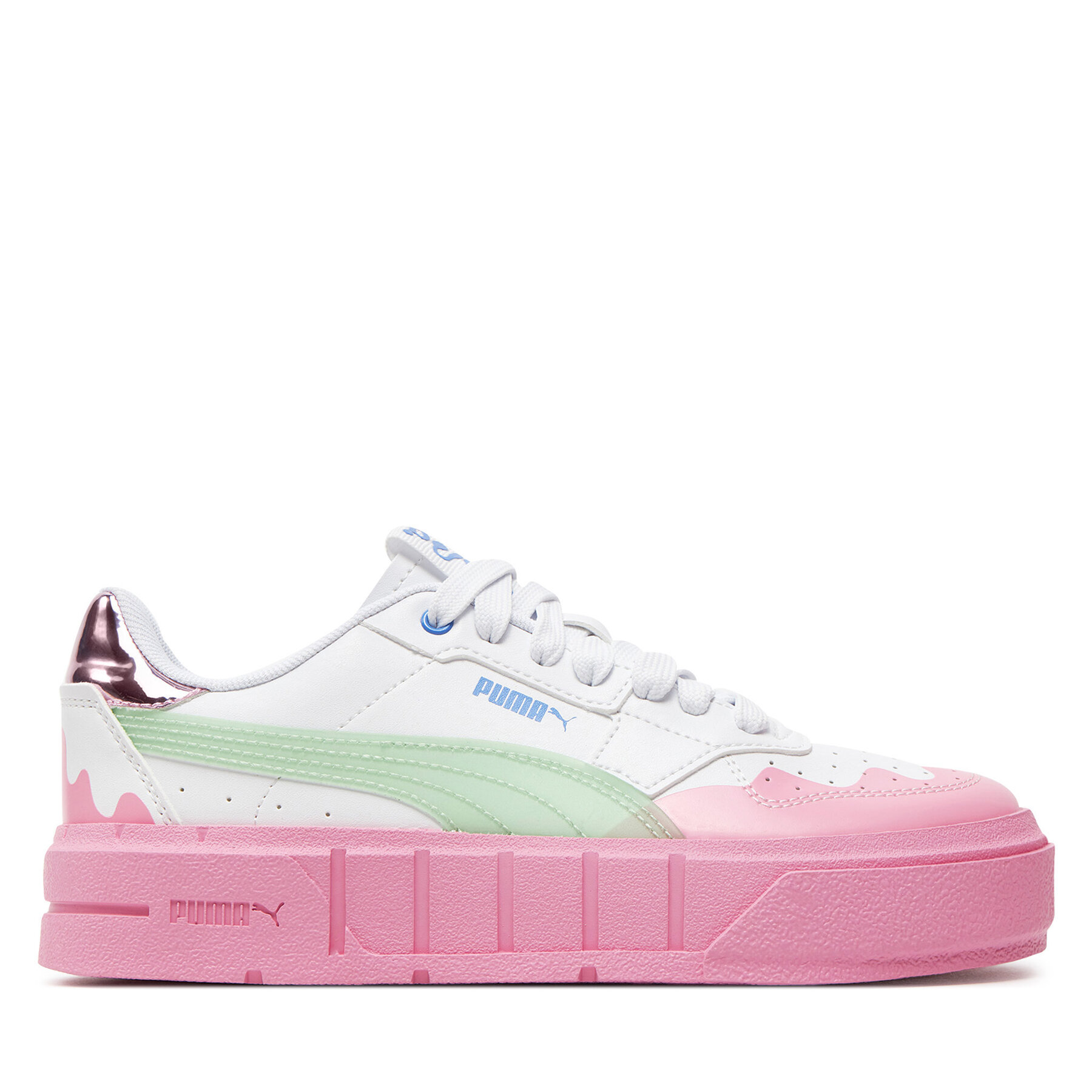 Zapatillas Puma Cali Court Transformation Jr 395383 01 Blanco