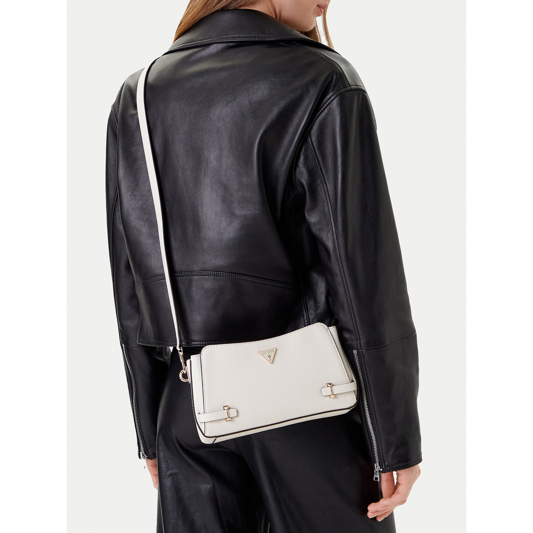 Τσάντα Guess Rosalba HWZG96 57120 Εκρού