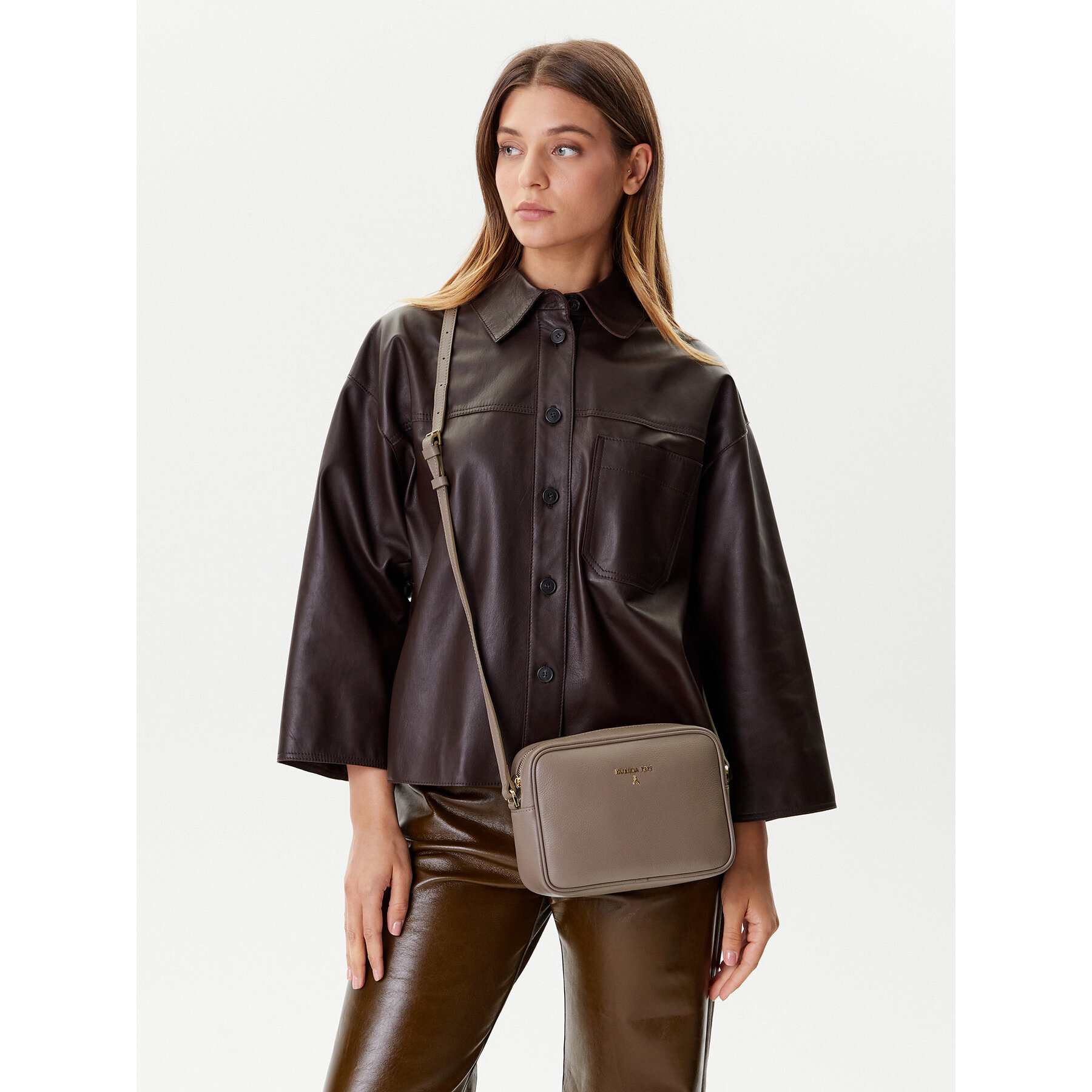 Borsetta Patrizia Pepe CB8985/L001-B744 Marrone