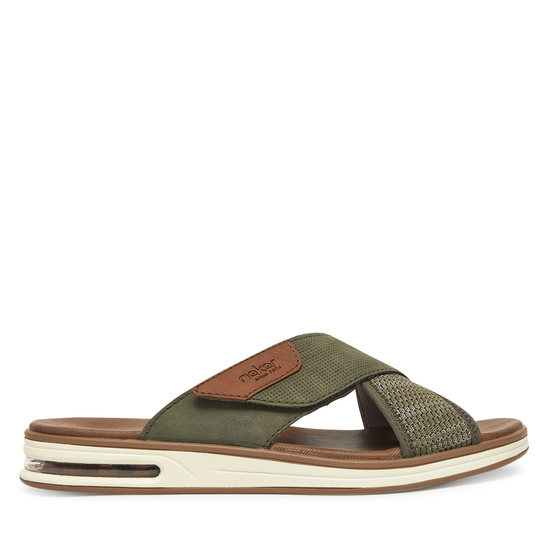 Papucs Rieker 29083-52 Khaki