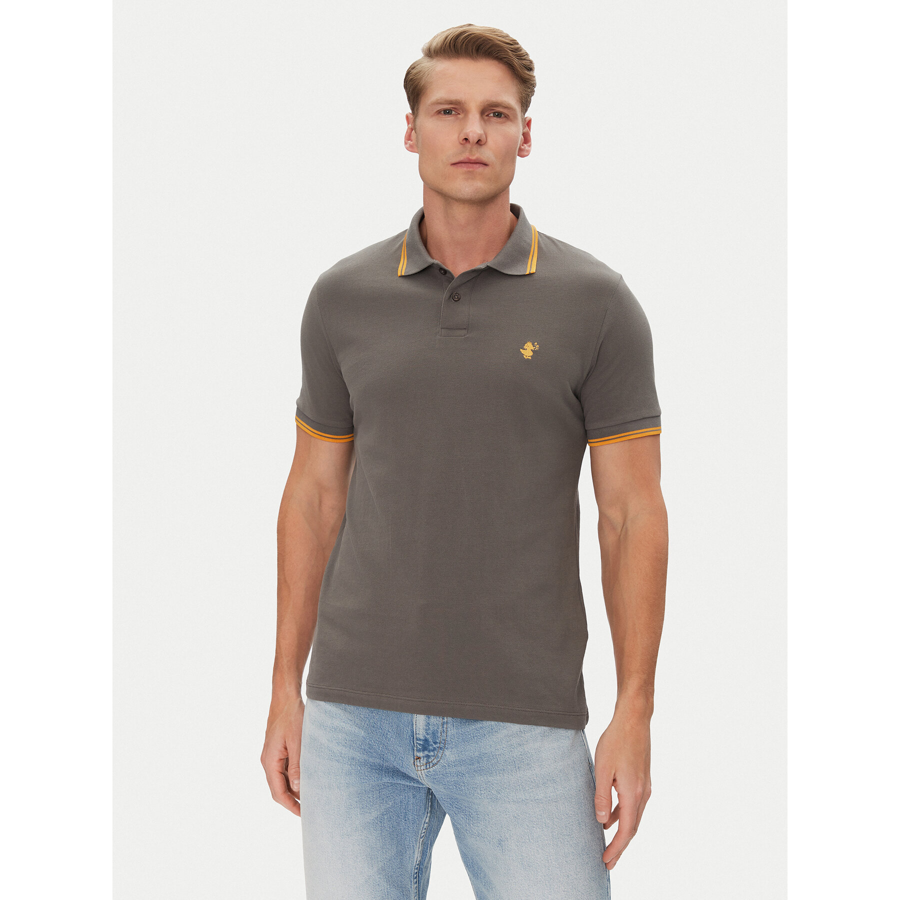 Save The Duck Polo DR0136M BATE20 Γκρι Regular Fit