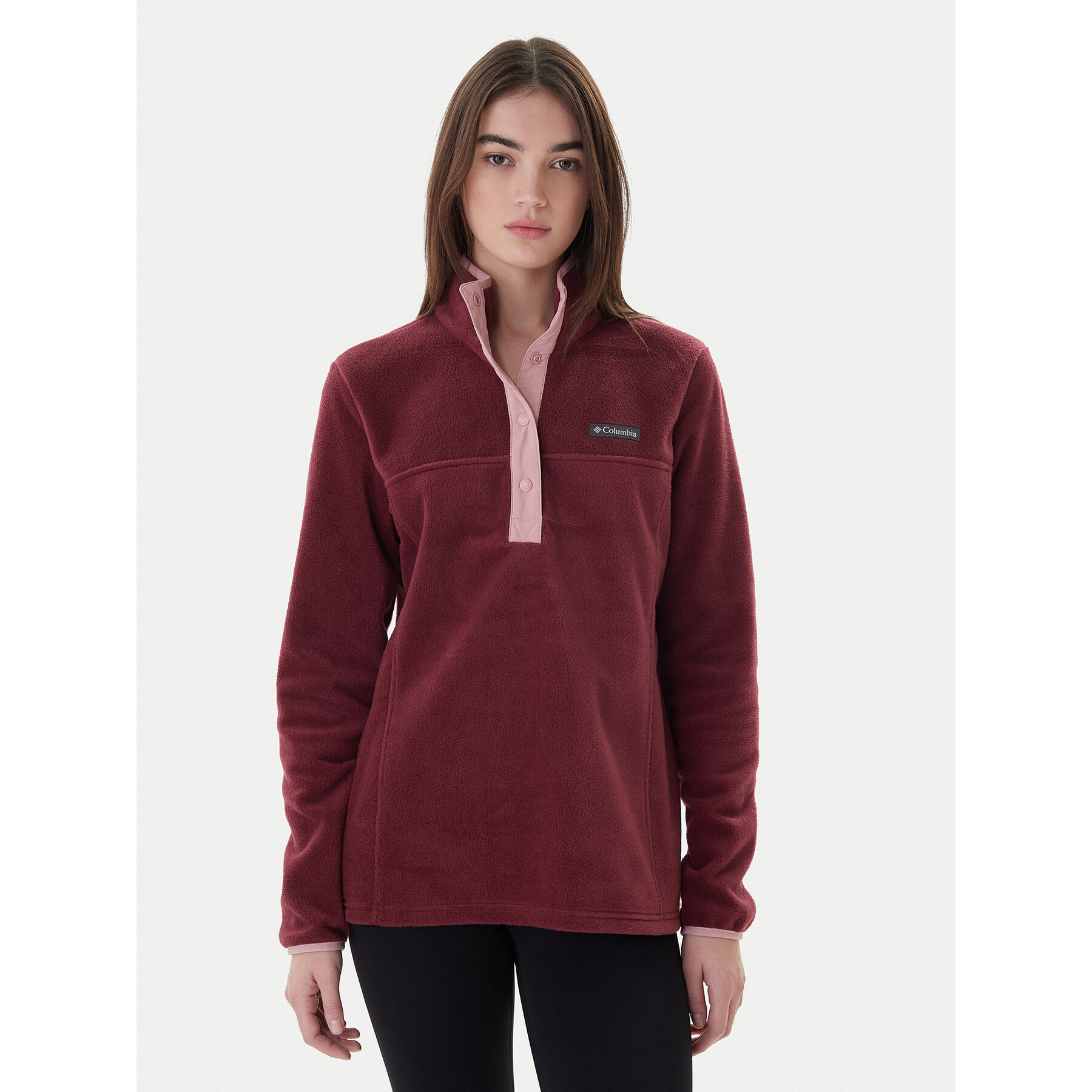 Columbia Fleecejacke Benton Springs™ 2085651 Dunkelrot Regular Fit