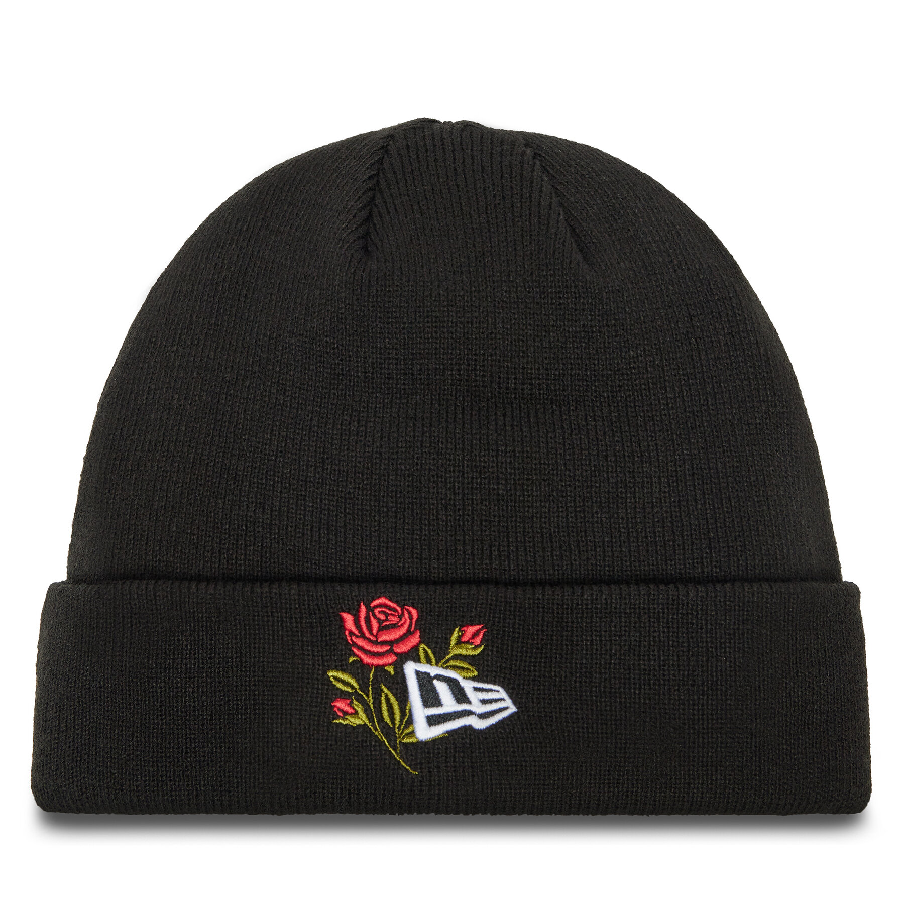Čiapka New Era Rose Icon Cuff Knit Beanie 60580728 Čierna