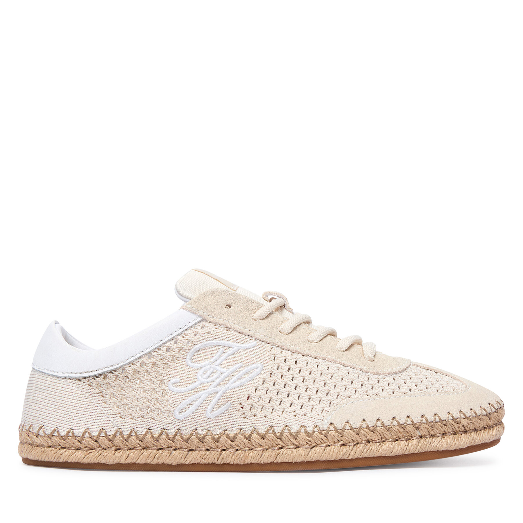 Espadrile Tommy Hilfiger Th Heritage Rope Sneaker FW0FW09406 Bej