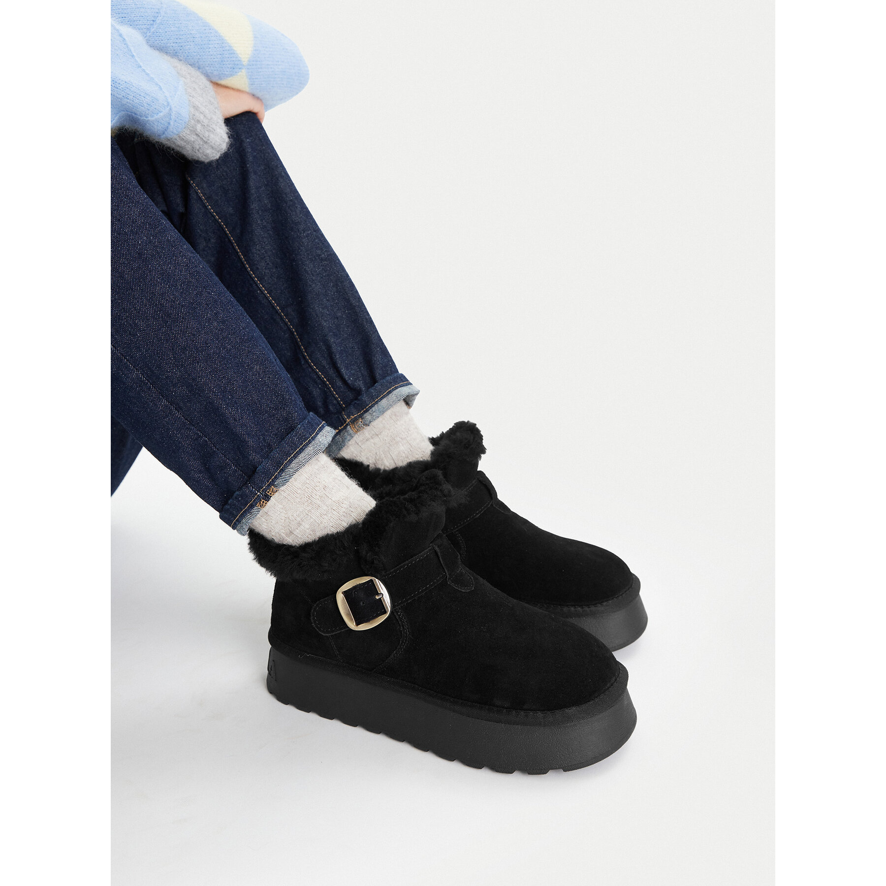 Cizme de zăpadă Badura EO-CALI-TS6287-01 Negru