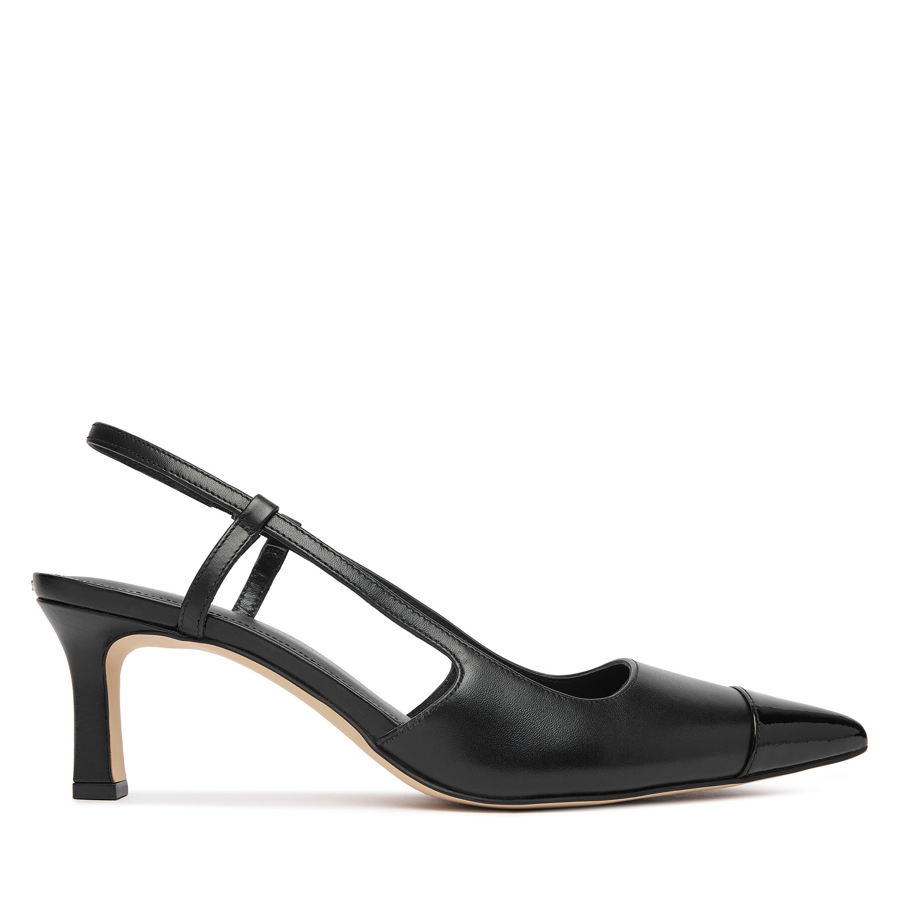 Обувки на ток MICHAEL Michael Kors Alora Toe Cao Mid Sling 40R6AOMS1L Черен