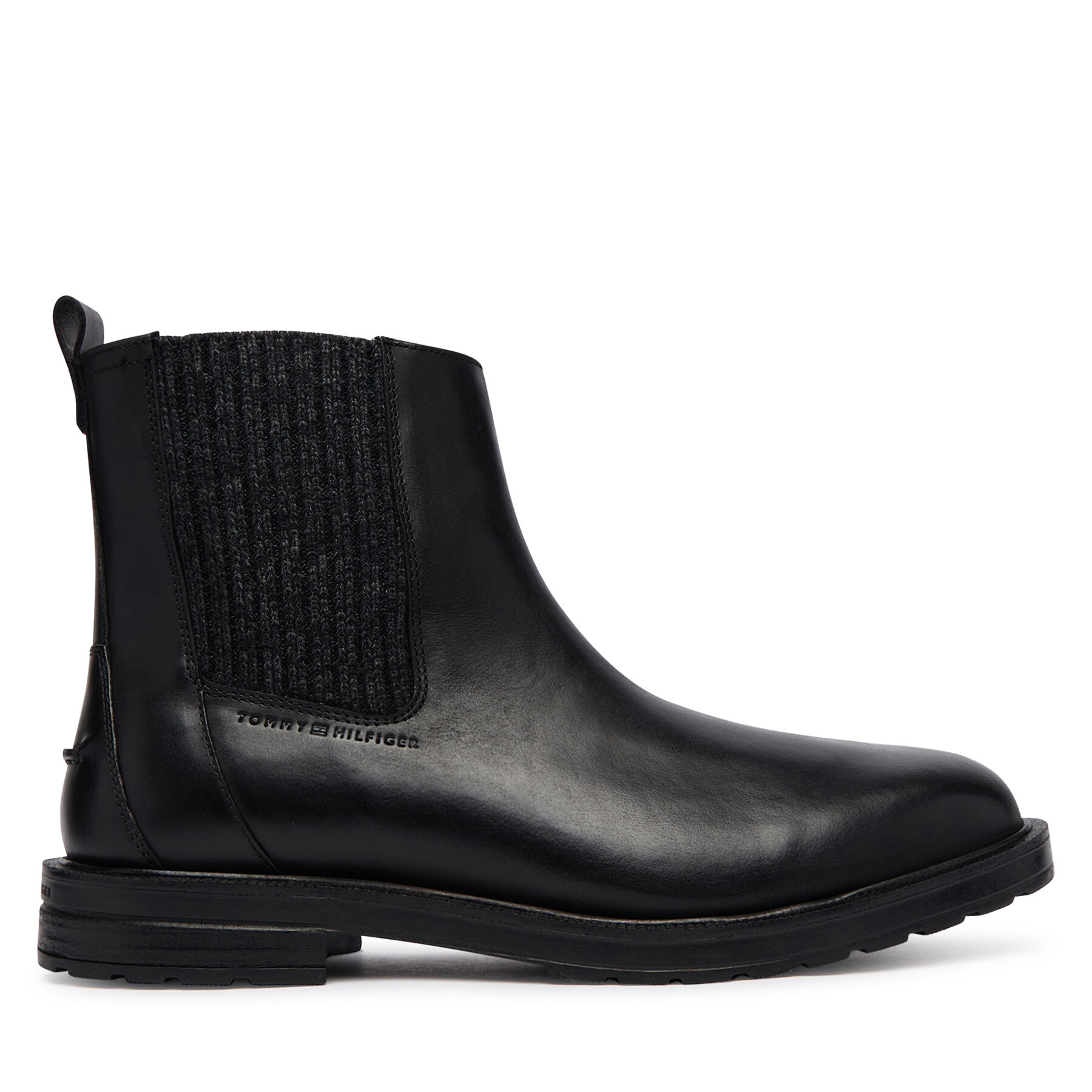 Stiefeletten Tommy Hilfiger Cleated Hilfiger Brush Wl Chel FM0FM06080 Schwarz