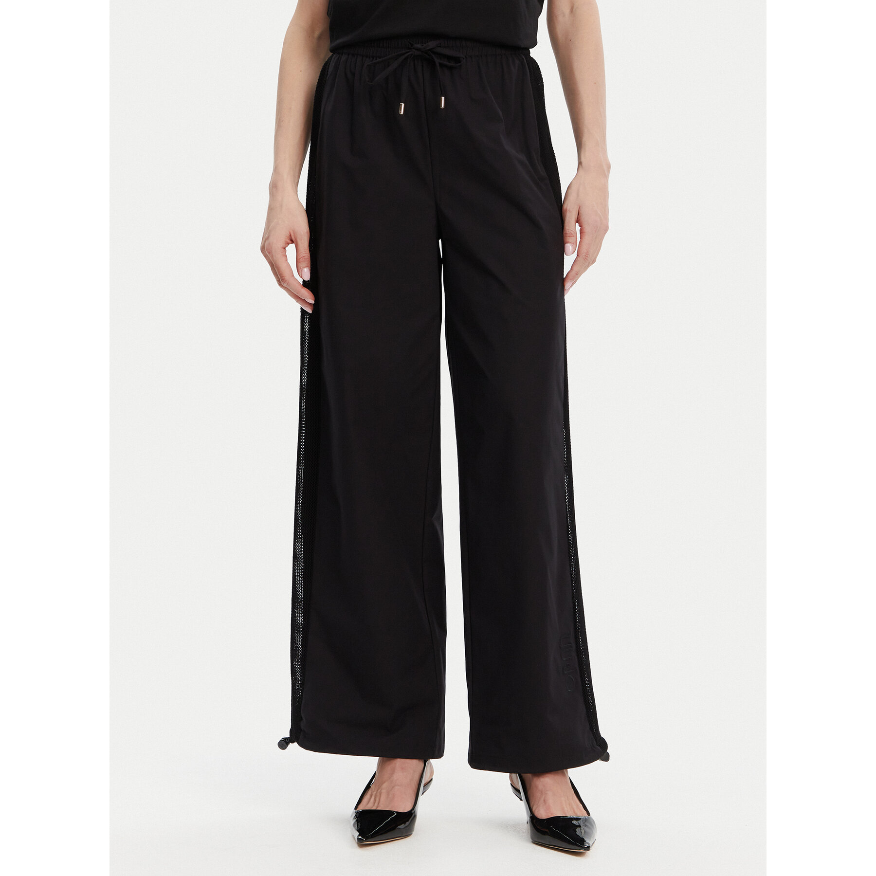Liu Jo Sport Joggers TA5074 T2900 Schwarz Relaxed Fit