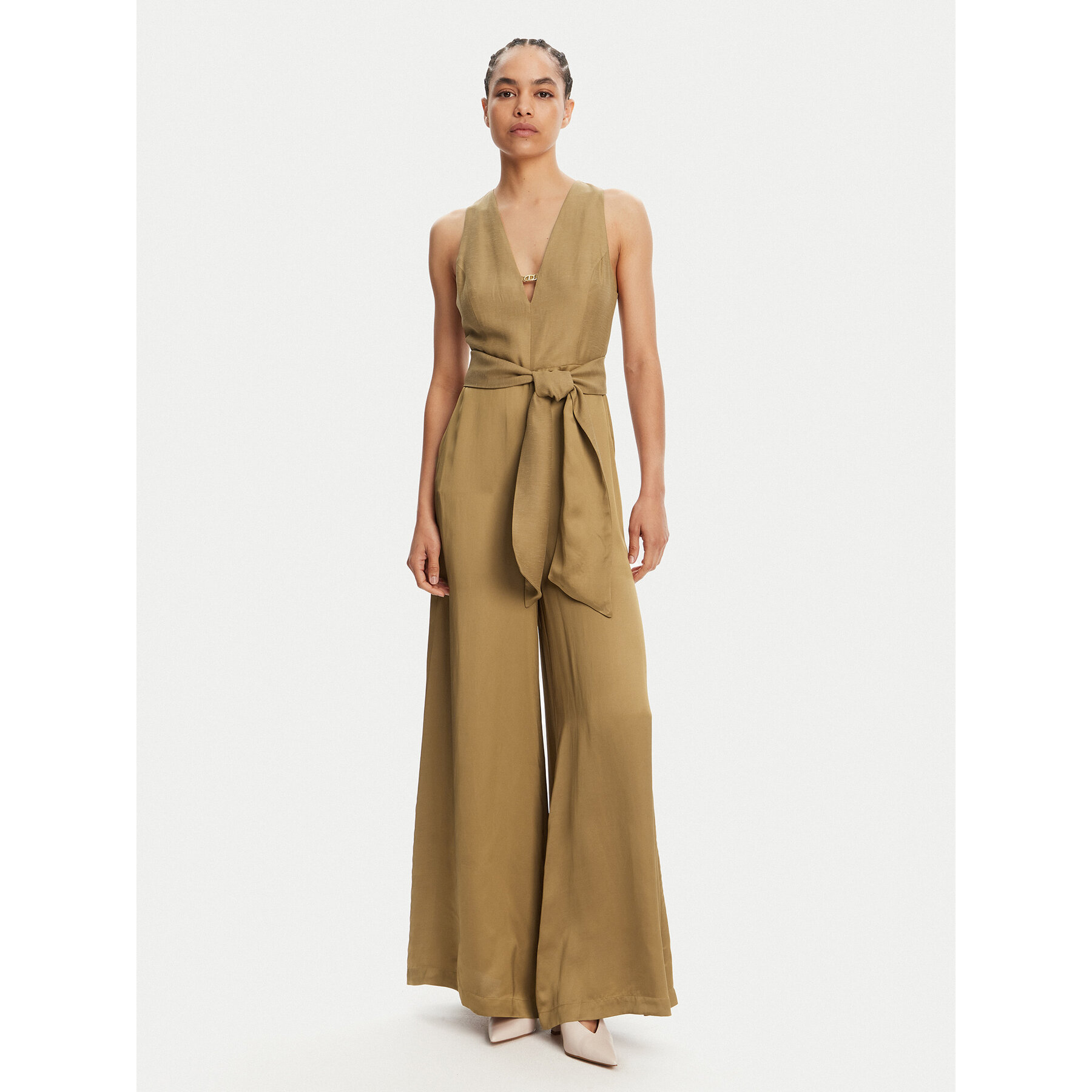 TWINSET Jumpsuit 251TT2272 Beige Regular Fit