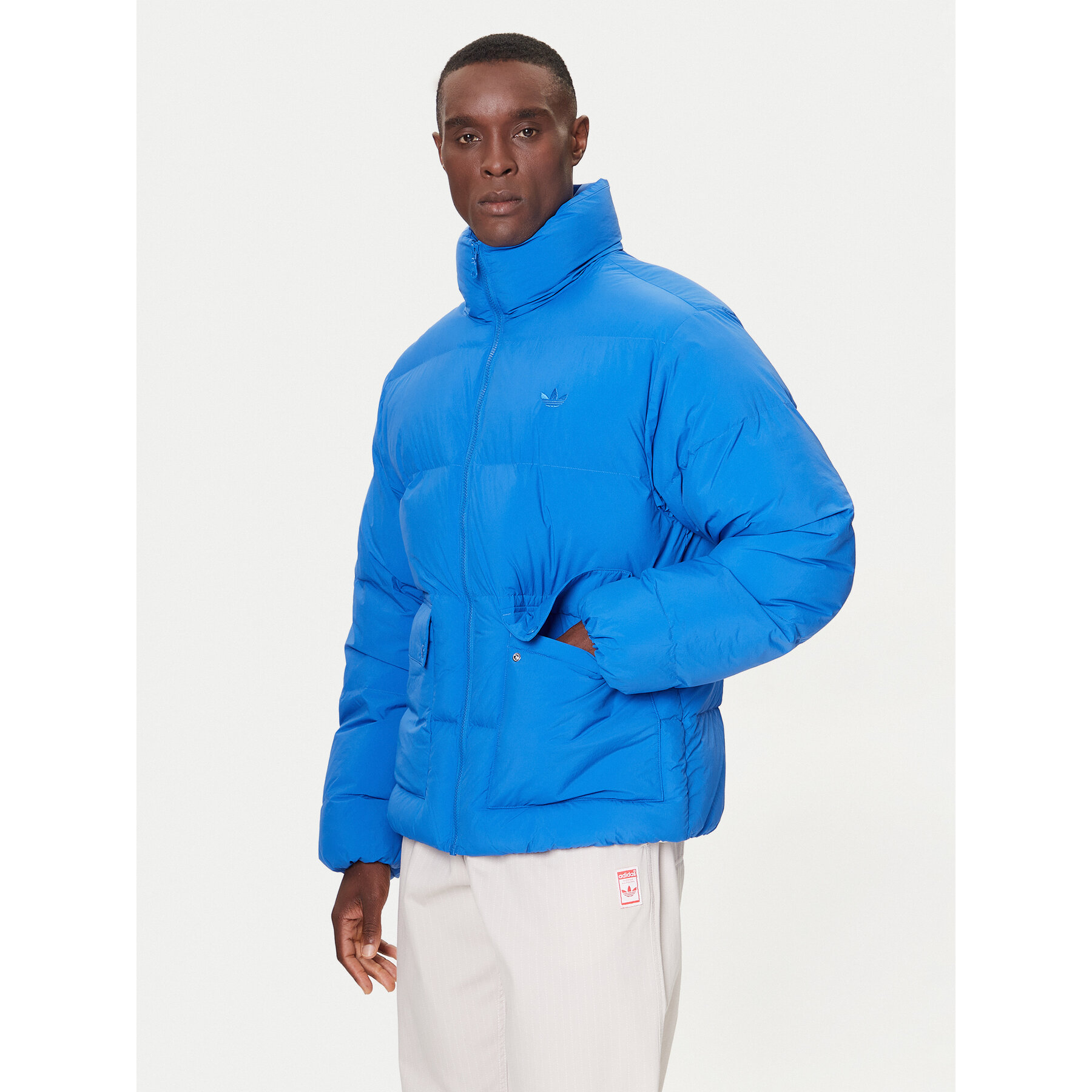 adidas Winterjacke JX4088 Blau Slim Fit