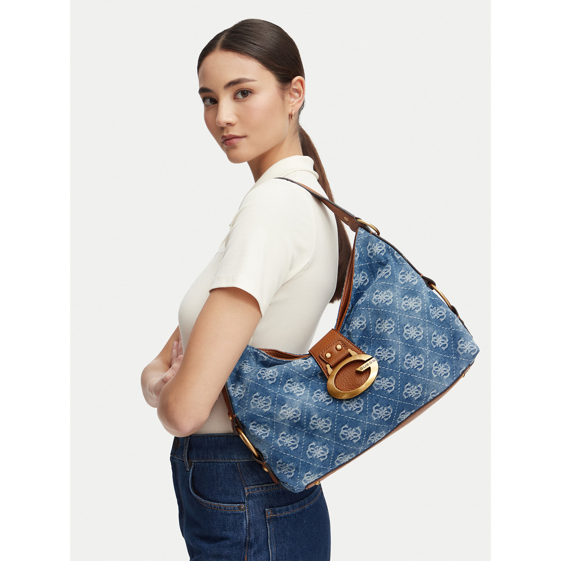 Geantă Guess Camden HWDB93 08180 Albastru