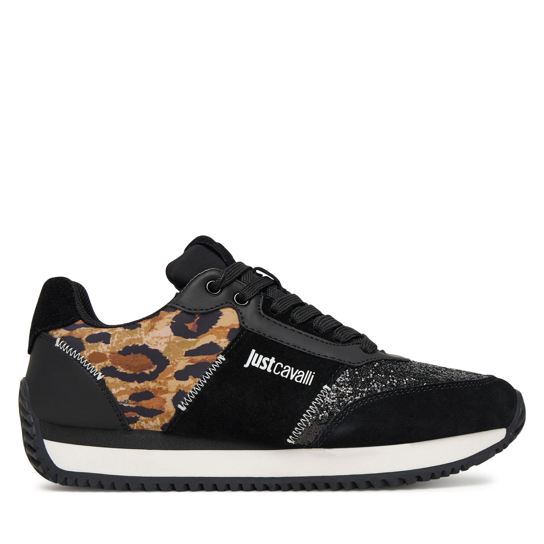 Sneakersy Just Cavalli 79RA3SR2 ZSD71 Čierna