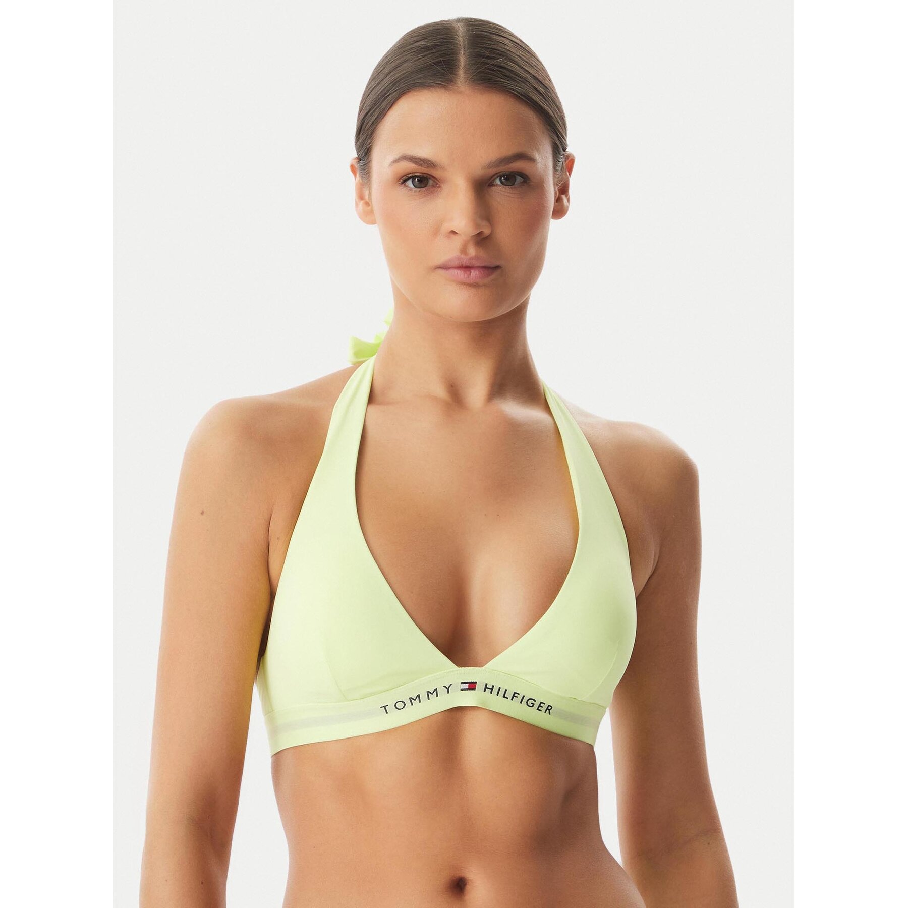 Tommy Hilfiger Bikini-Oberteil UW0UW06358 Hellgelb