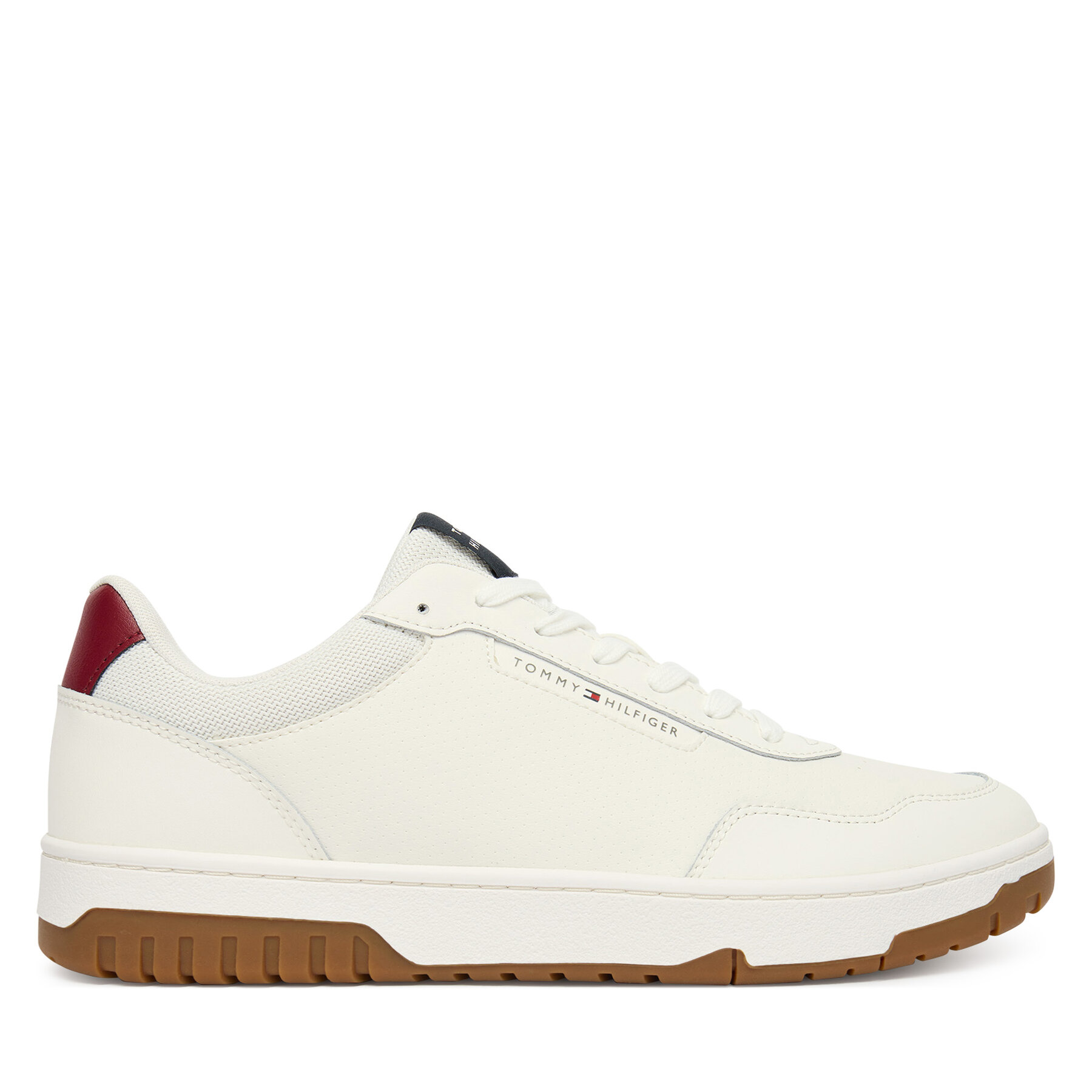 Сникърси Tommy Hilfiger Th Basket Core Lite Lth FM0FM05713 Бял